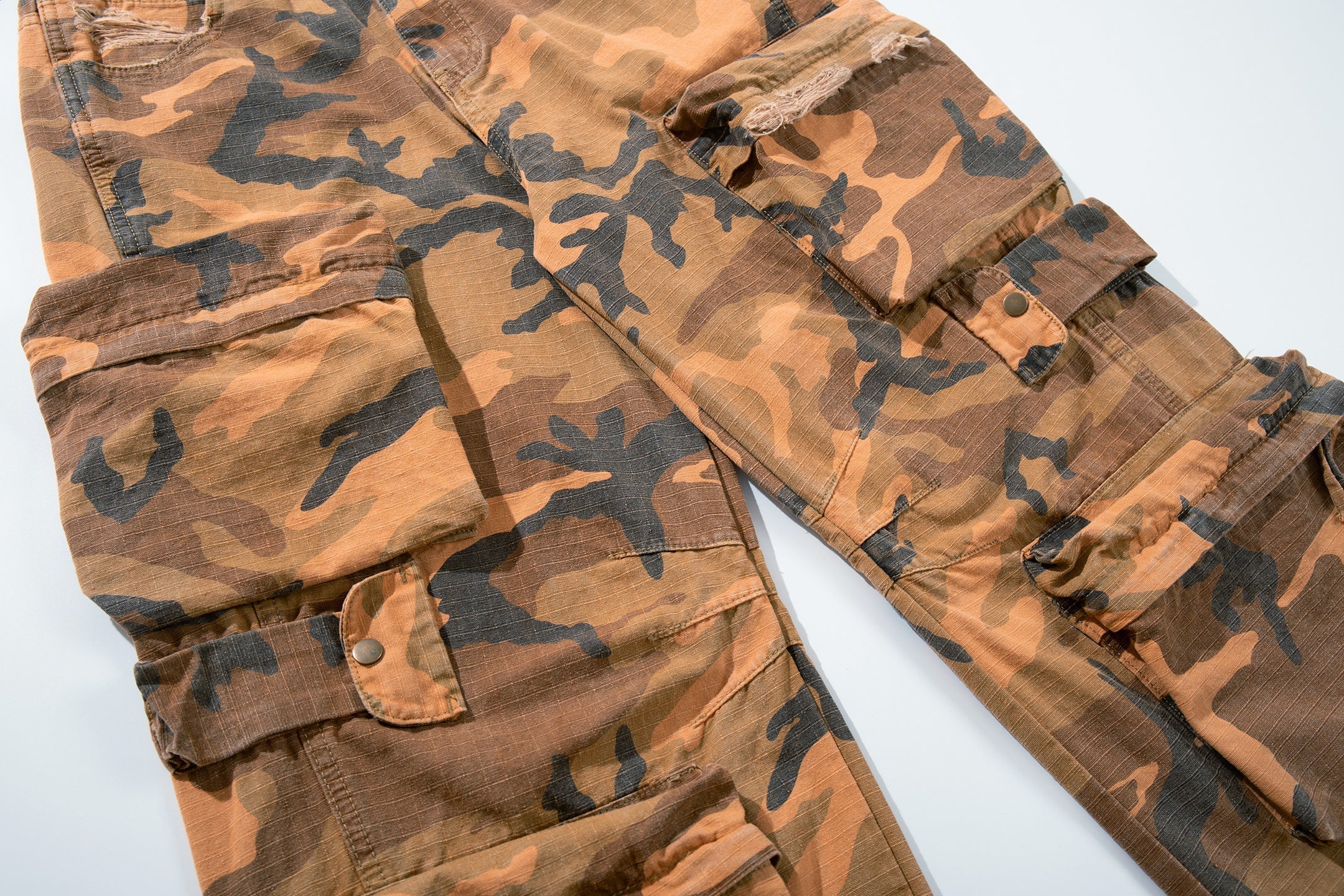 STARRVAINT Heavy Tactical Camo Multi-Pocket Cargo Pants