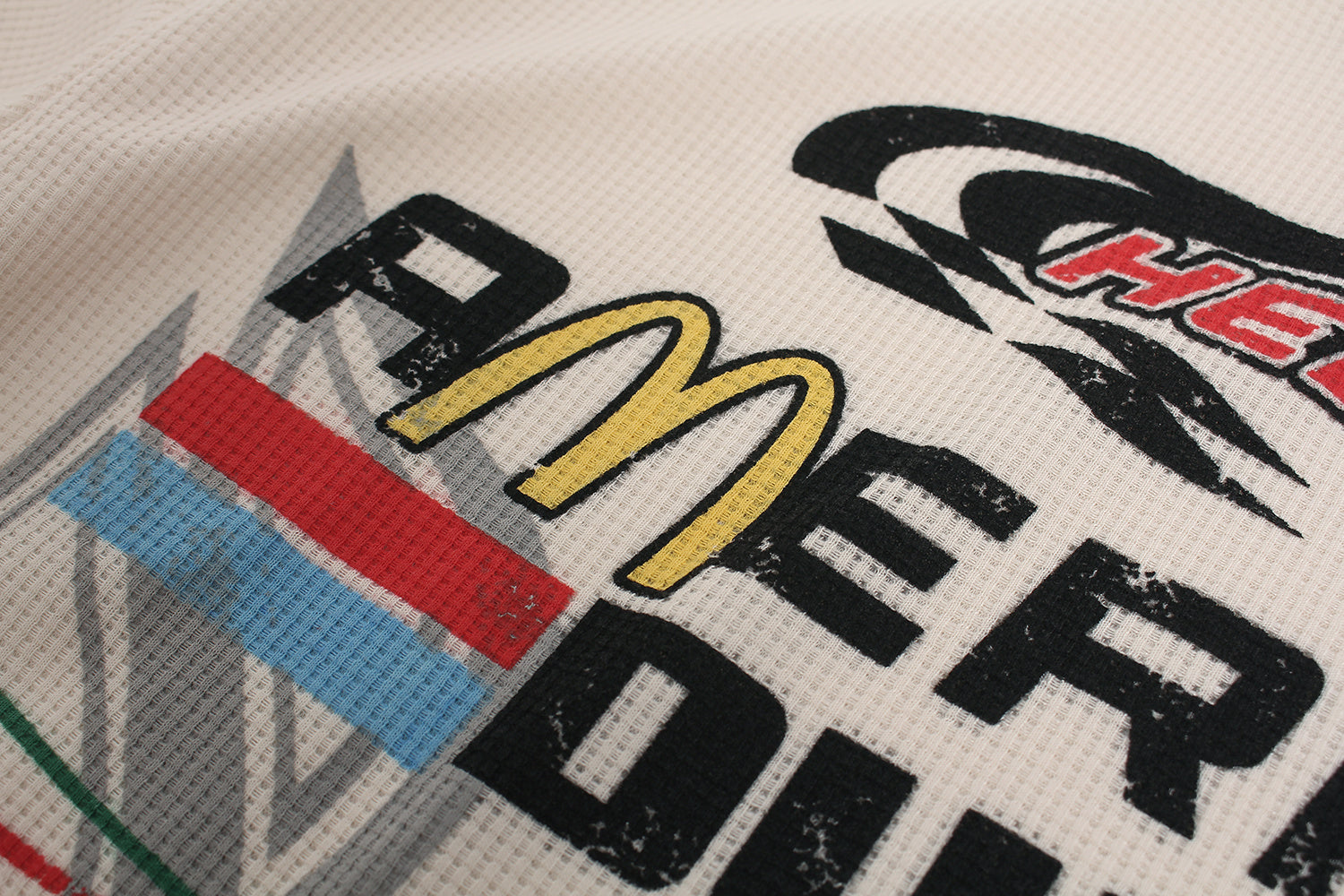STARRVAINT Racing Graphic Waffle Long Sleeve