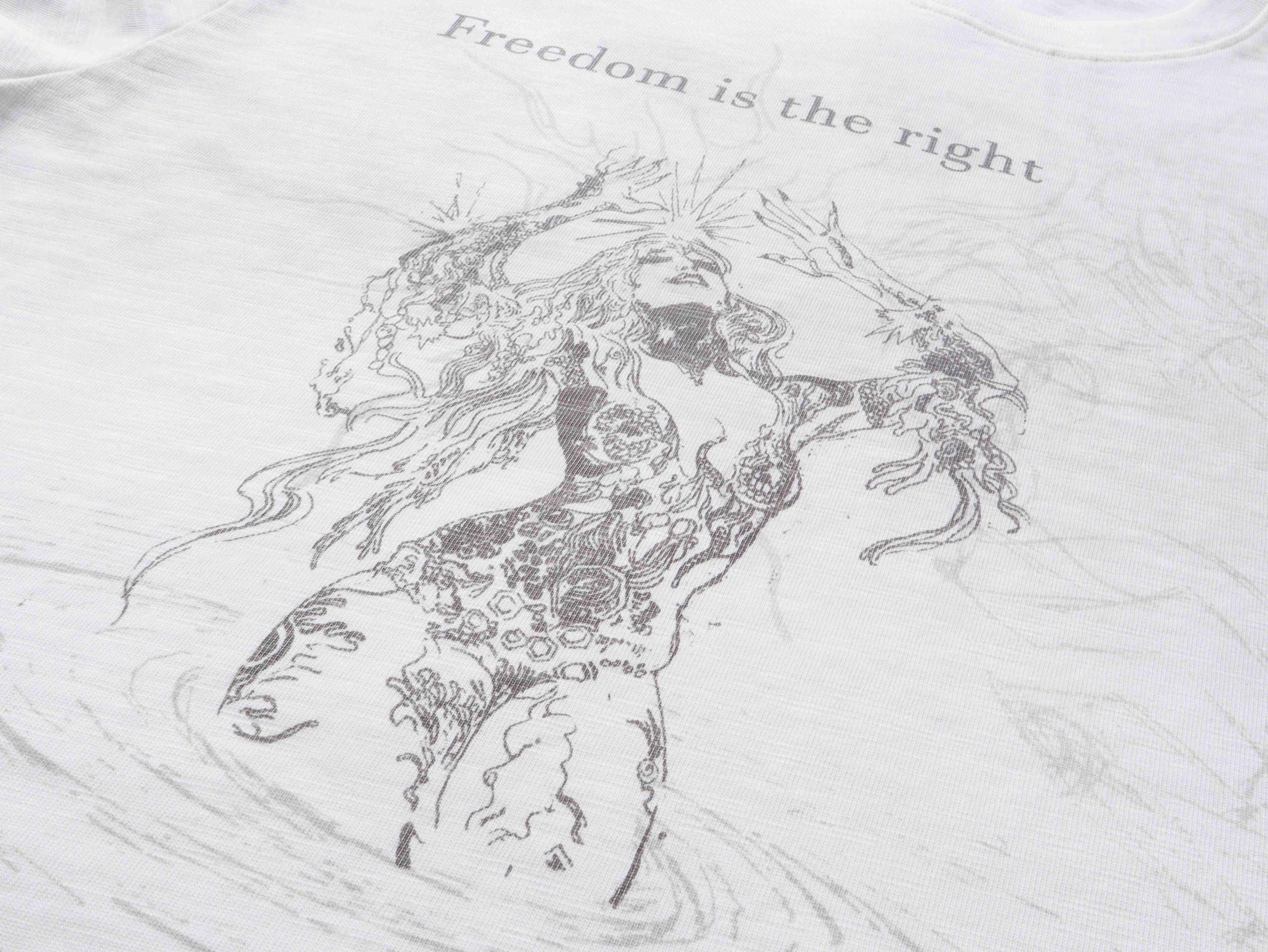 STARRVAINT “Freedom Sketch Long Sleeve Tee”