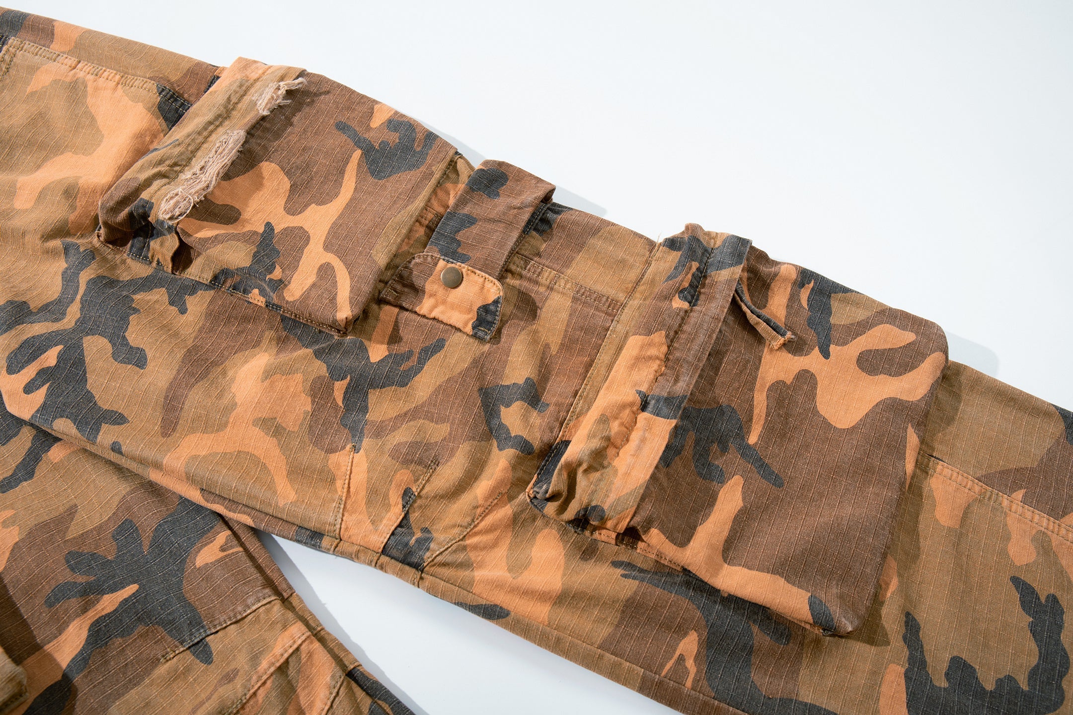 STARRVAINT Heavy Tactical Camo Multi-Pocket Cargo Pants