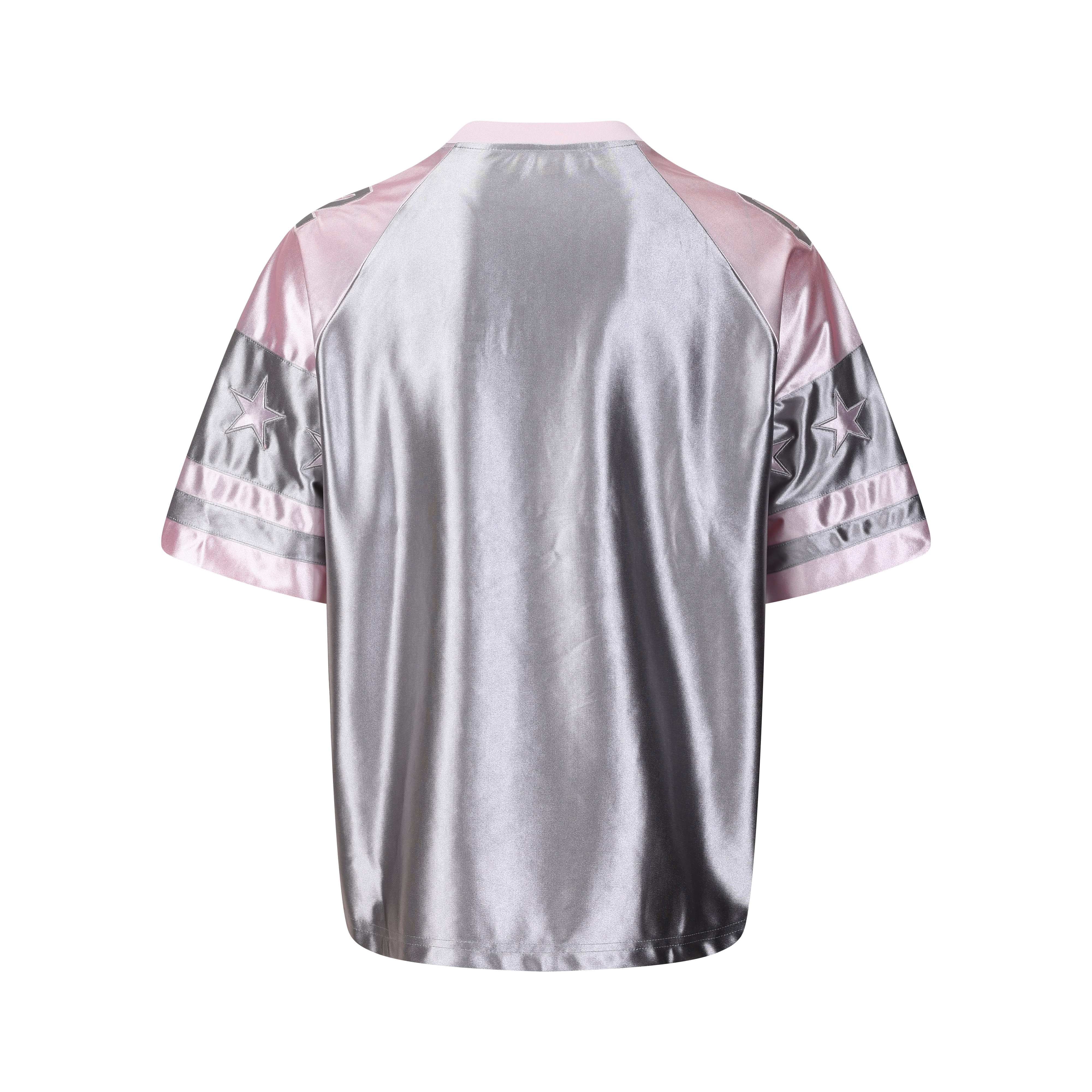 STARRVAINT Metallic Varsity Jersey Tee