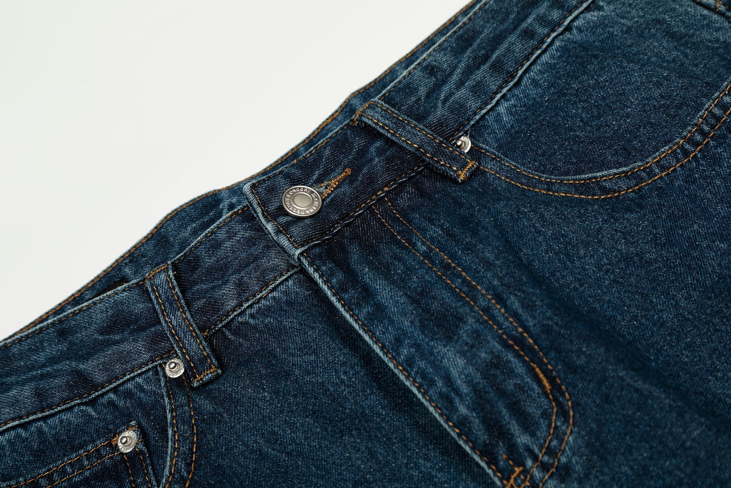 STARRVAINT Deep Indigo Balloon Wide-Leg Jeans