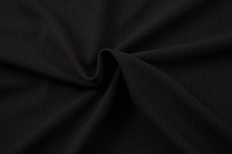 STARRVAINT Barbed Poetry Layered Collar Long Sleeve Polo