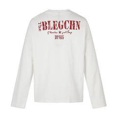 STARRVAINT Vintage Graphic Waffle Long Sleeve Tee