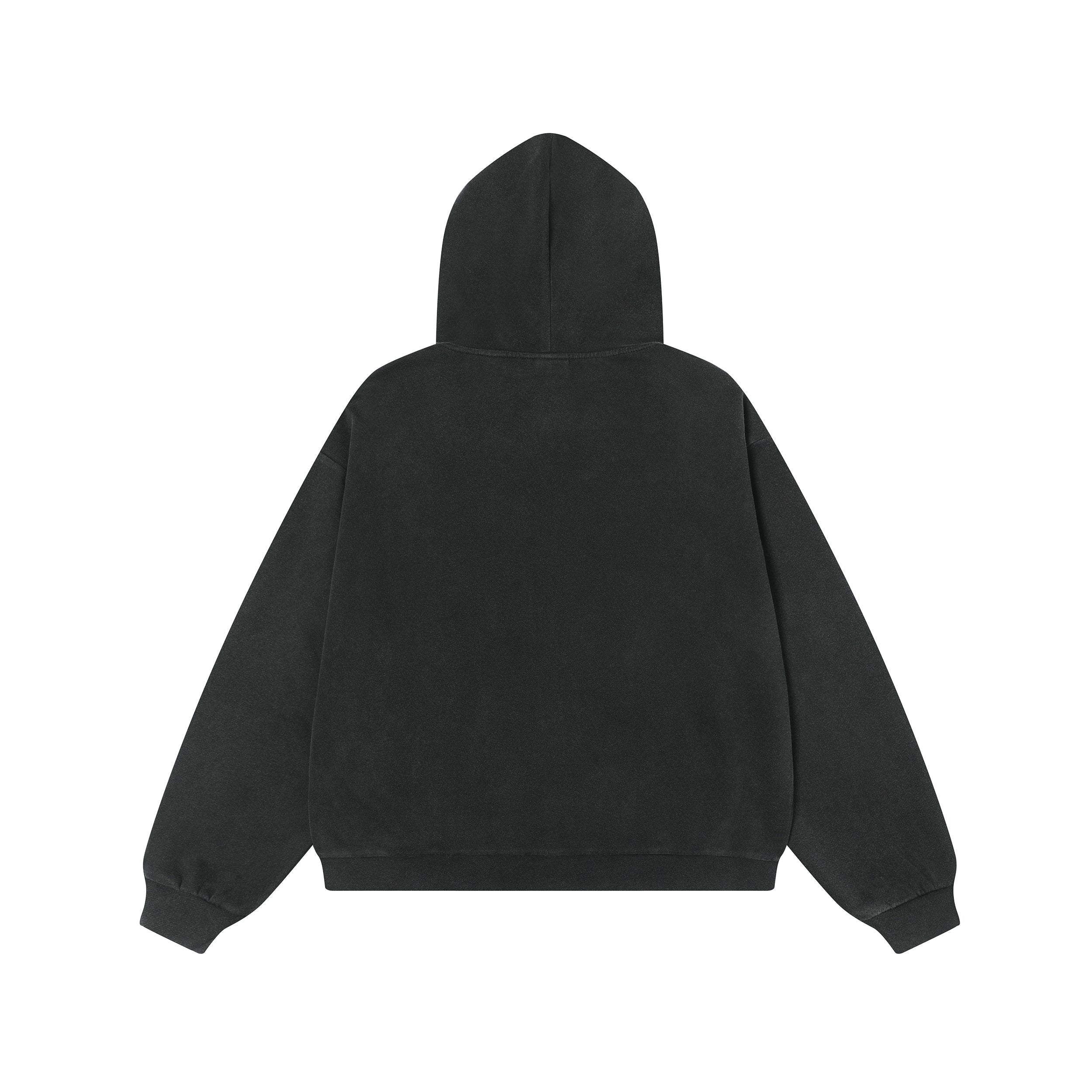 STARRVAINT Vintage Badge Zip Hoodie