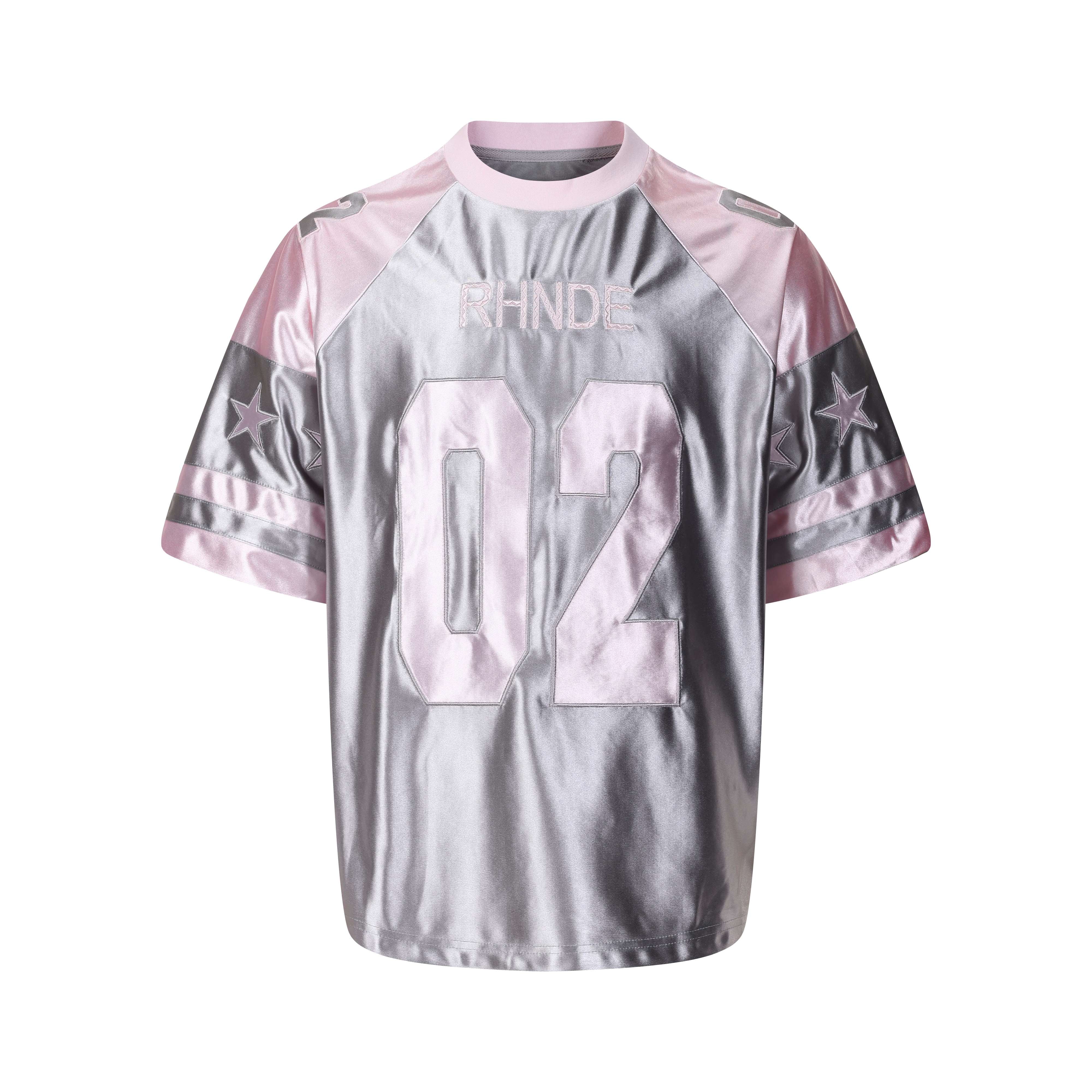 STARRVAINT Metallic Varsity Jersey Tee