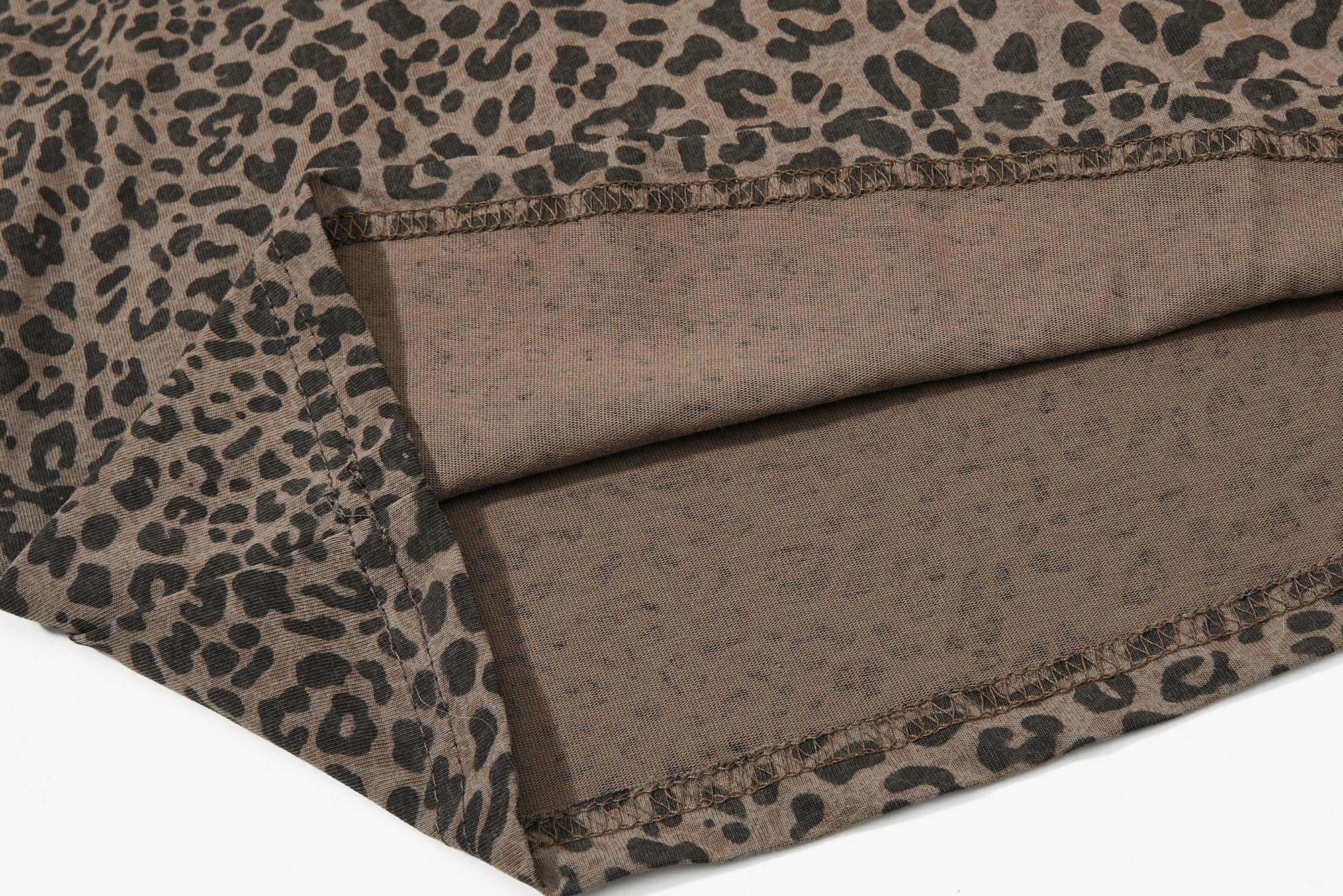 STARRVAINT Leopard Vintage Polo Tee