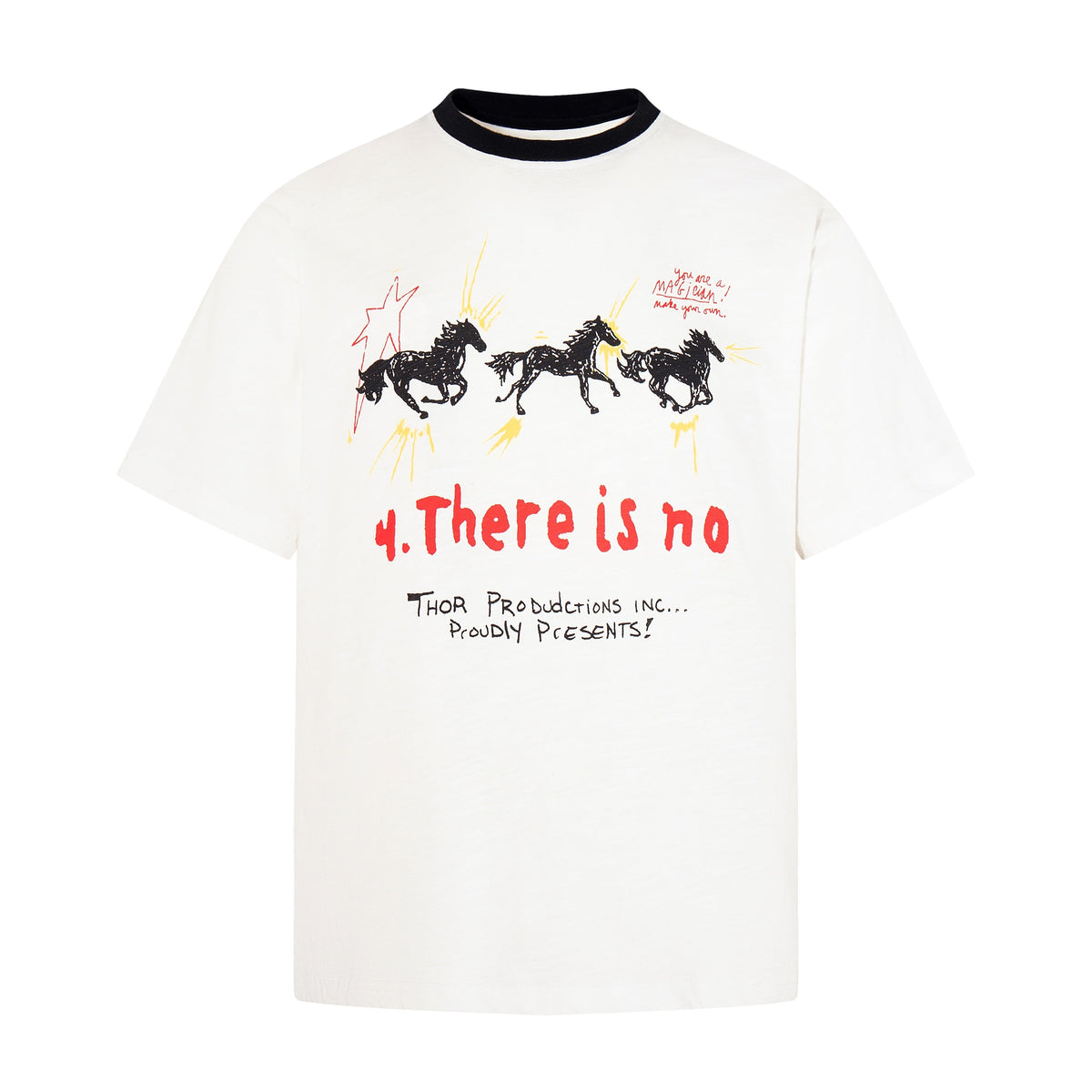 STARRVAINT “Number Nine Horses” Graphic T-Shirt