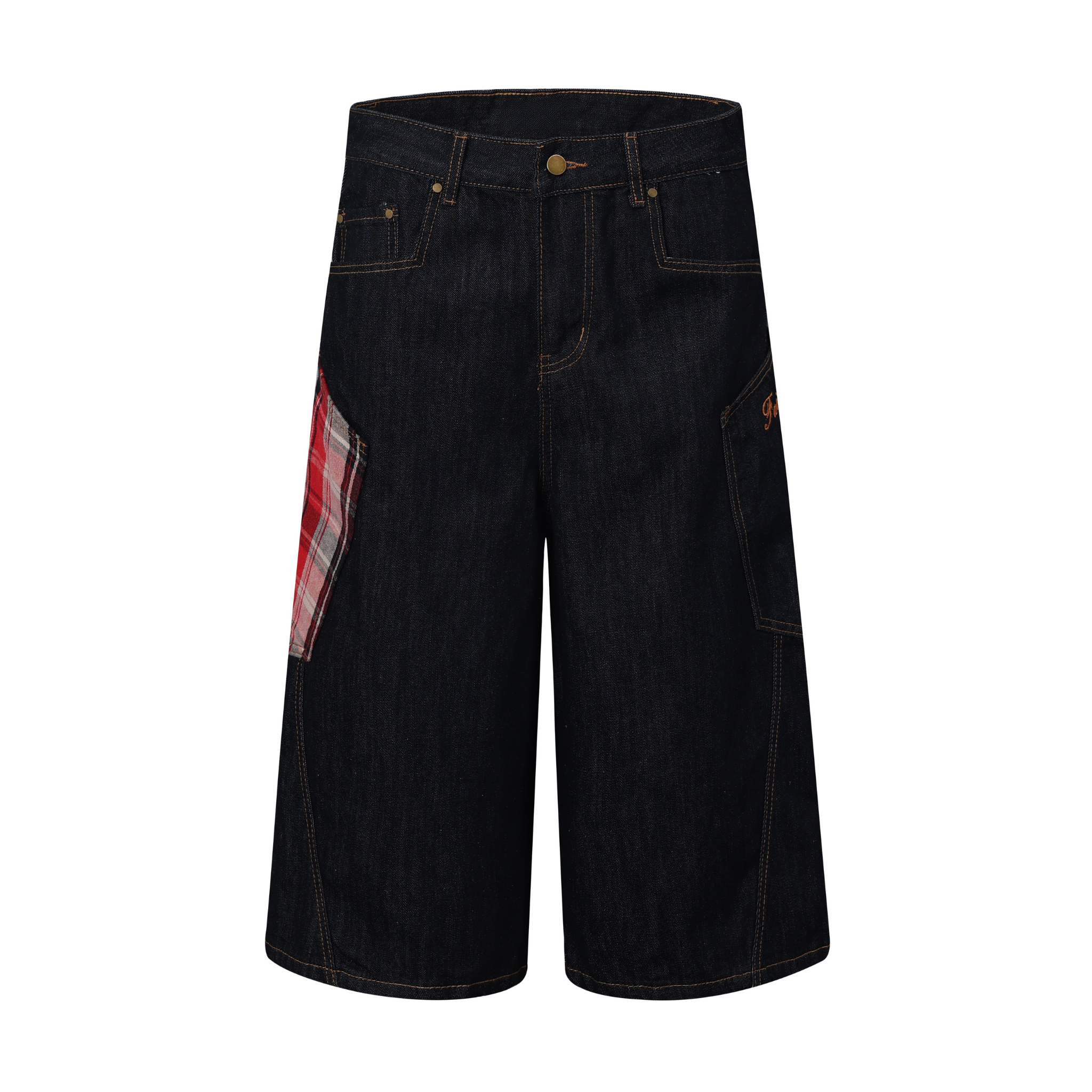 STARRVAINT Patchwork Denim Jorts