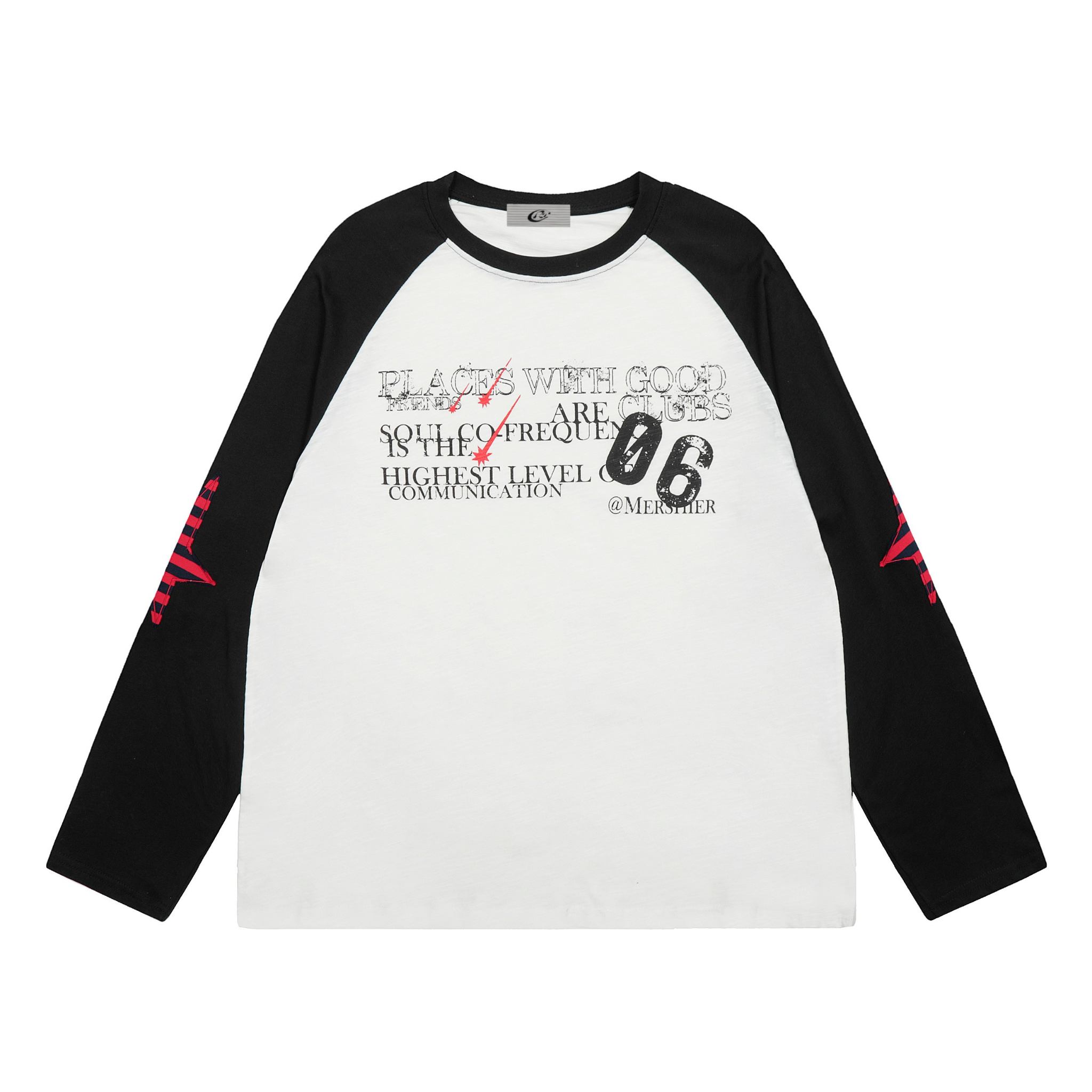 STARRVAINT Raglan Graphic Long-Sleeve Tee