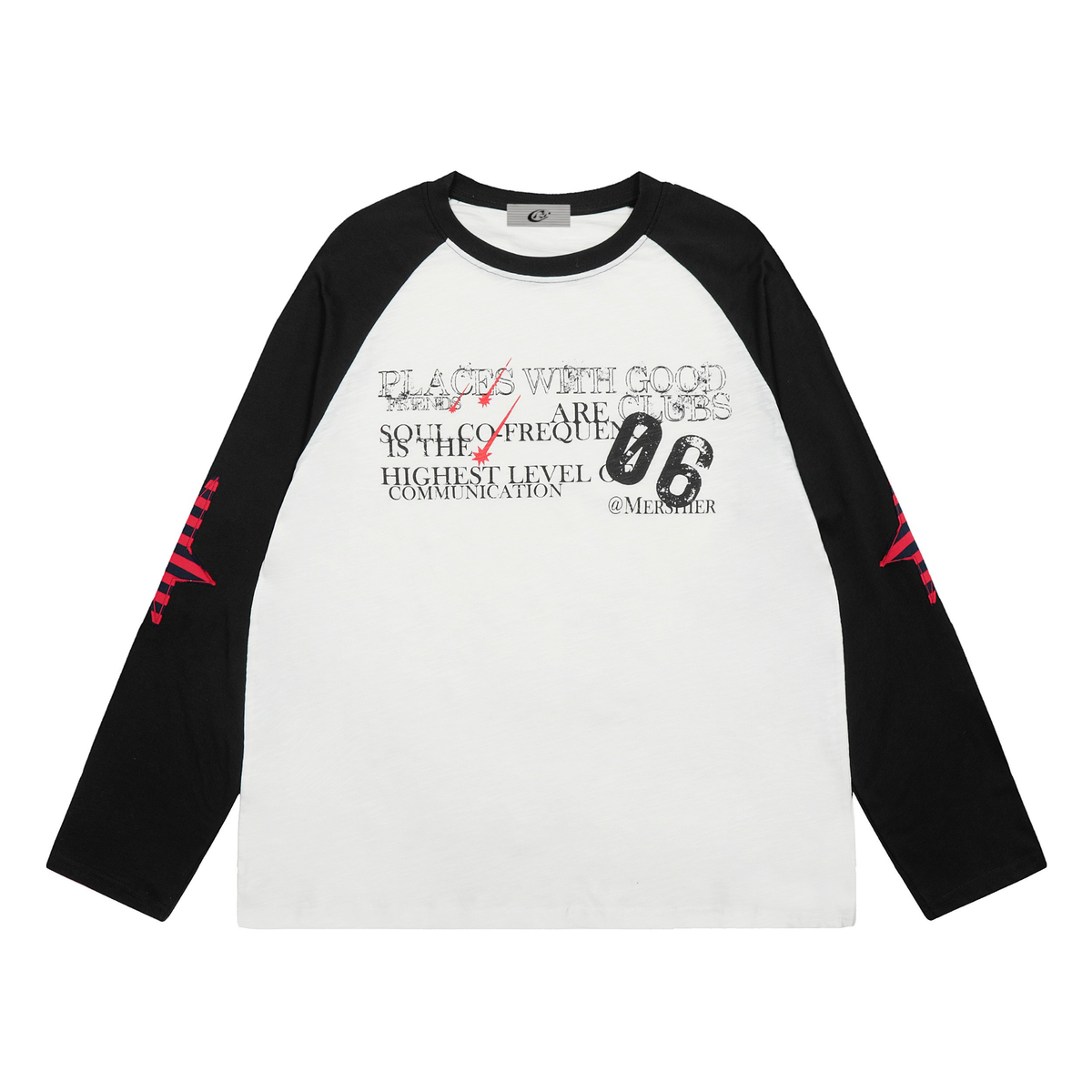 STARRVAINT Raglan Graphic Long-Sleeve Tee