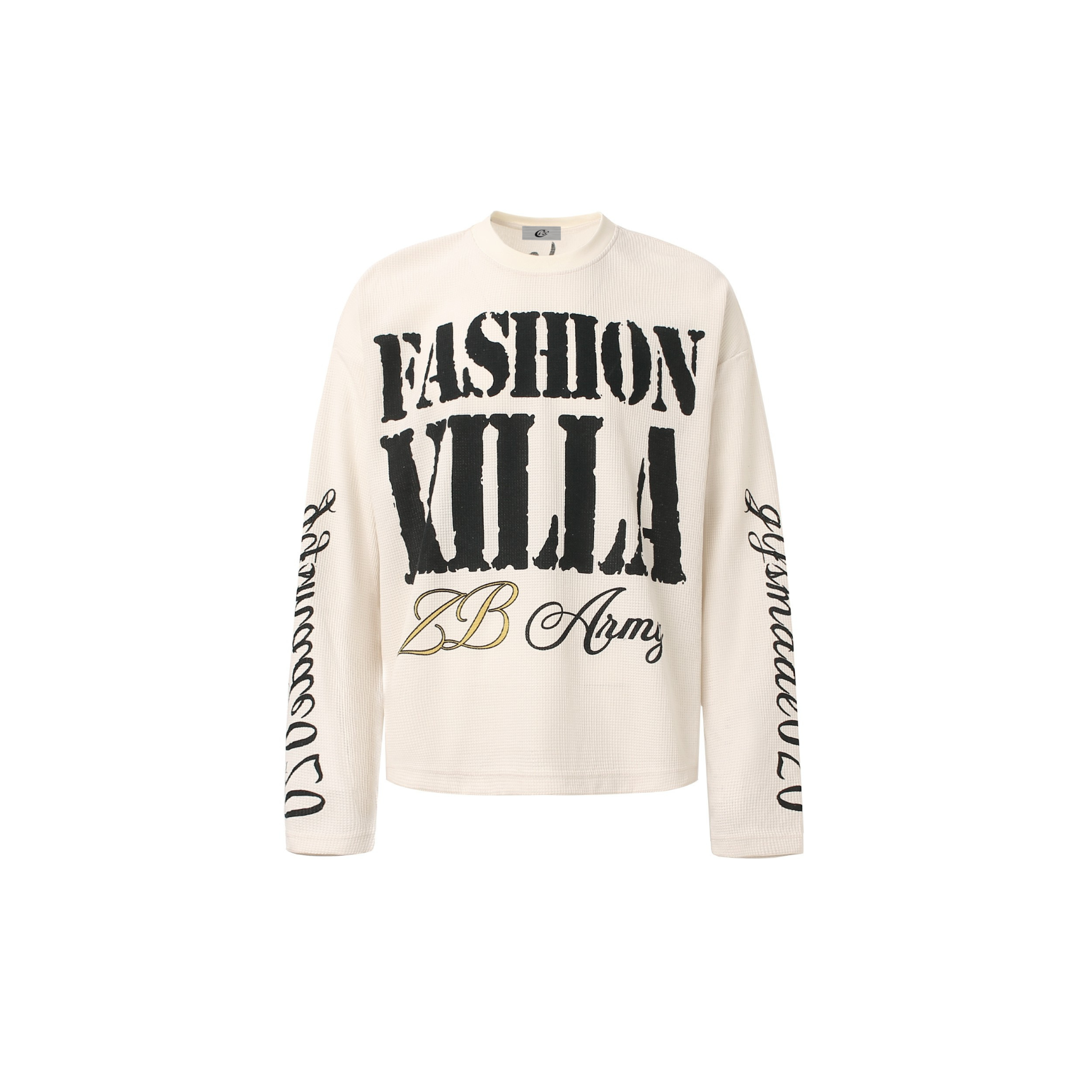 STARRVAINT Fashion Villa Waffle Long Sleeve