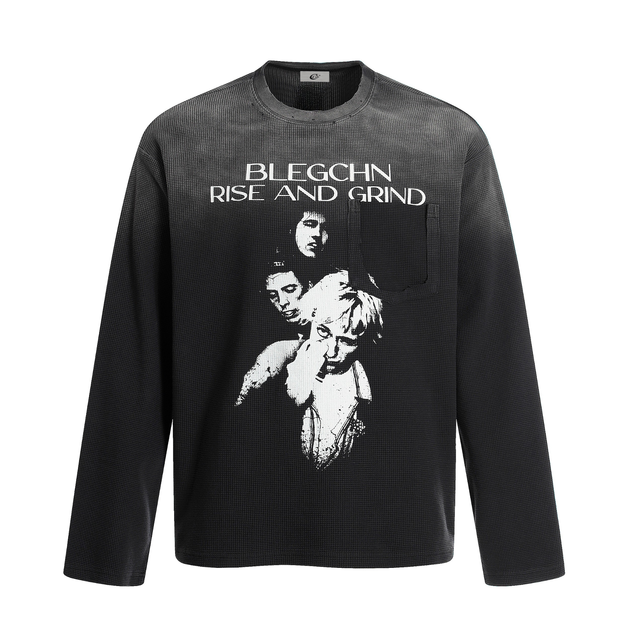 STARRVAINT “Rise and Grind” Graphic Long Sleeve Tee