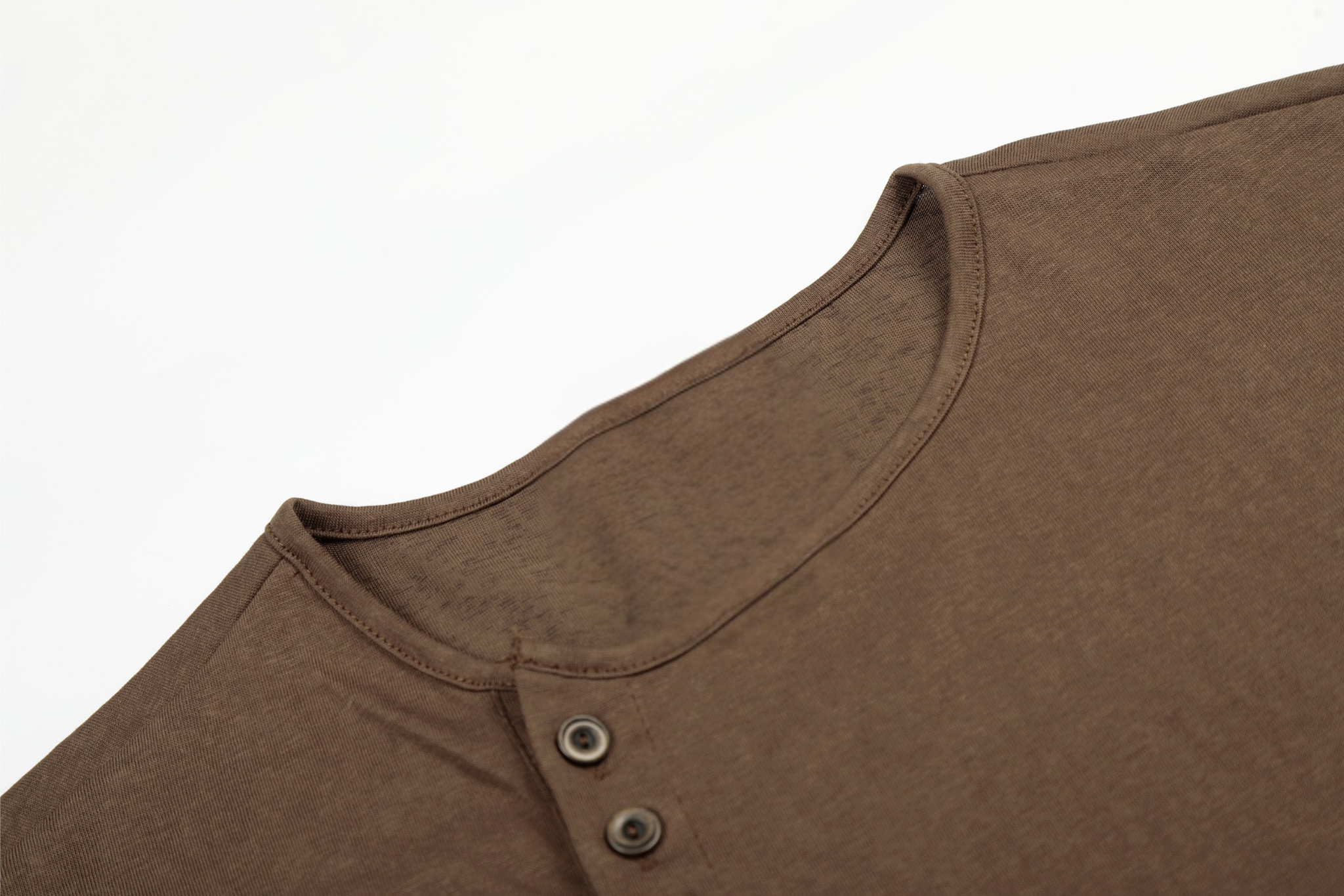 STARRVAINT Classic Henley Long Sleeve Tee