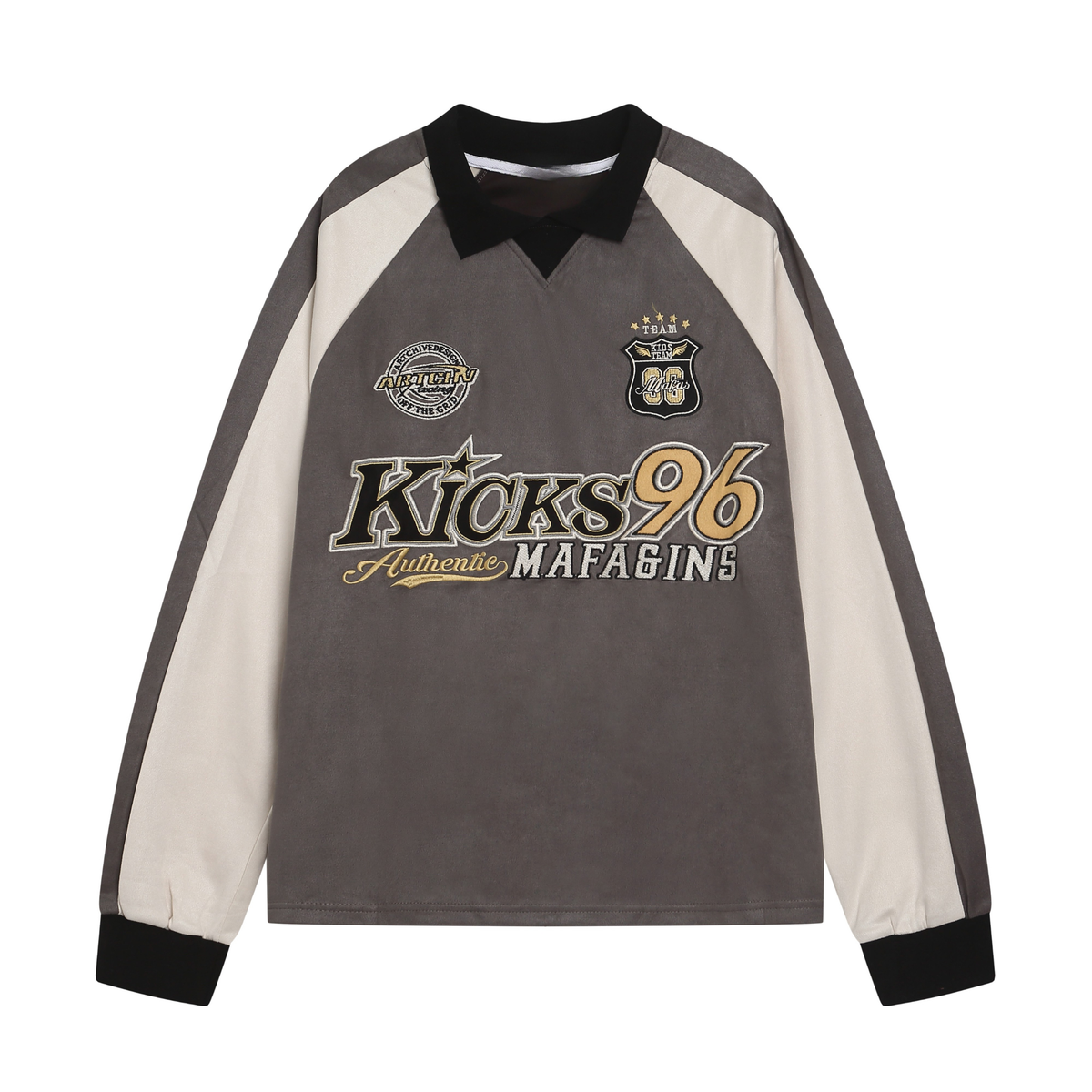 STARRVAINT Varsity Patch Rugby Top