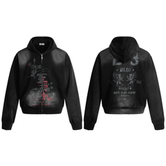 STARRVAINT “Rise and Grind” Zip-Up Hoodie