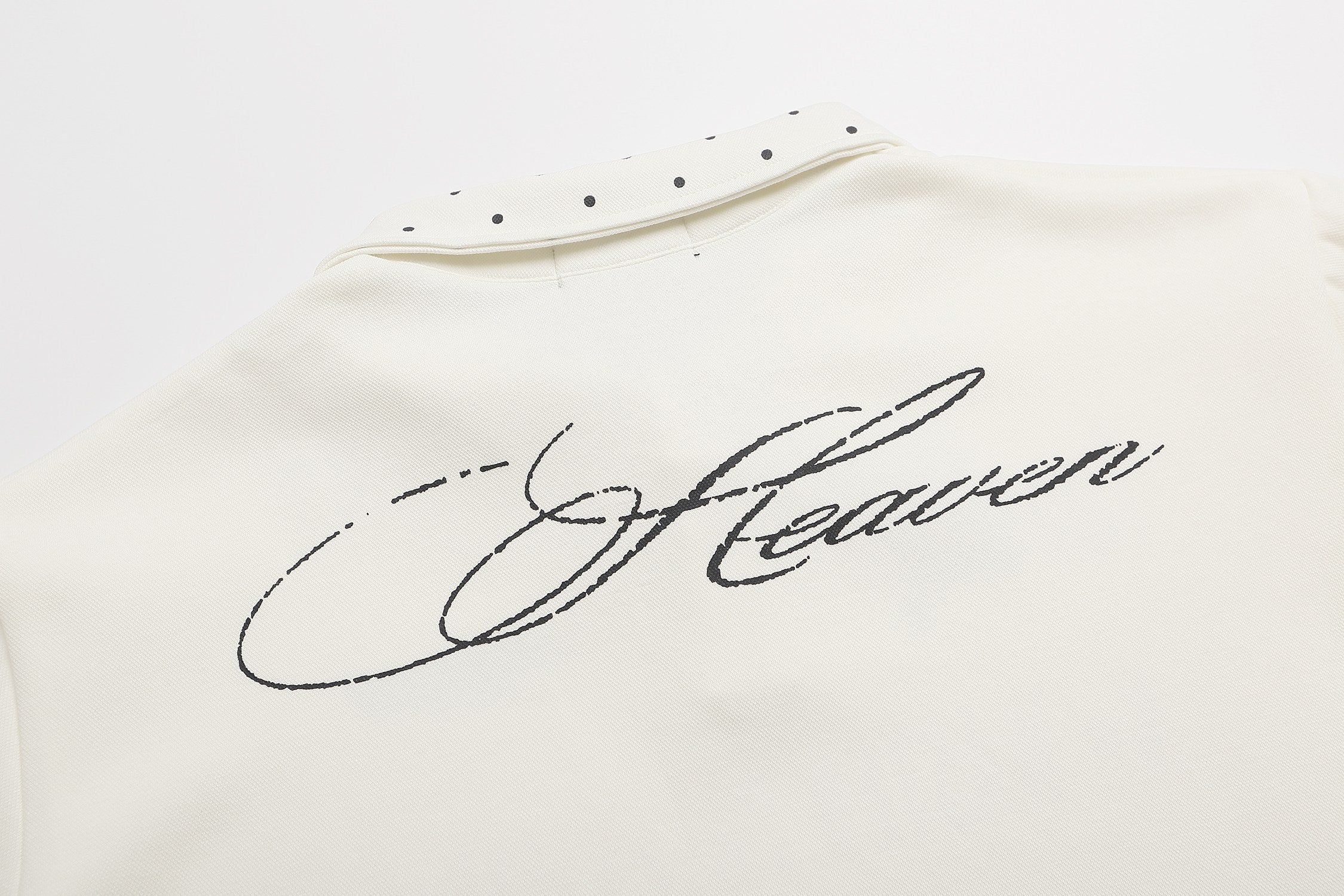 STARRVAINT Studded Collar Polo Shirt