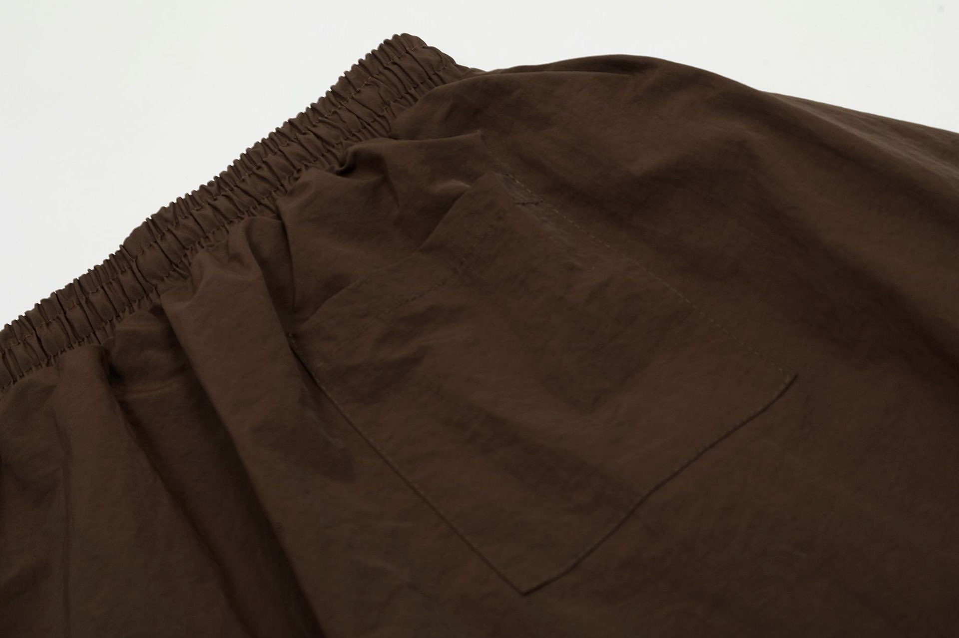 STARRVAINT Nylon Patch Wide-Leg Cargo Pants