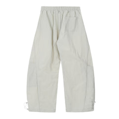 STARRVAINT Nylon Patch Wide-Leg Cargo Pants