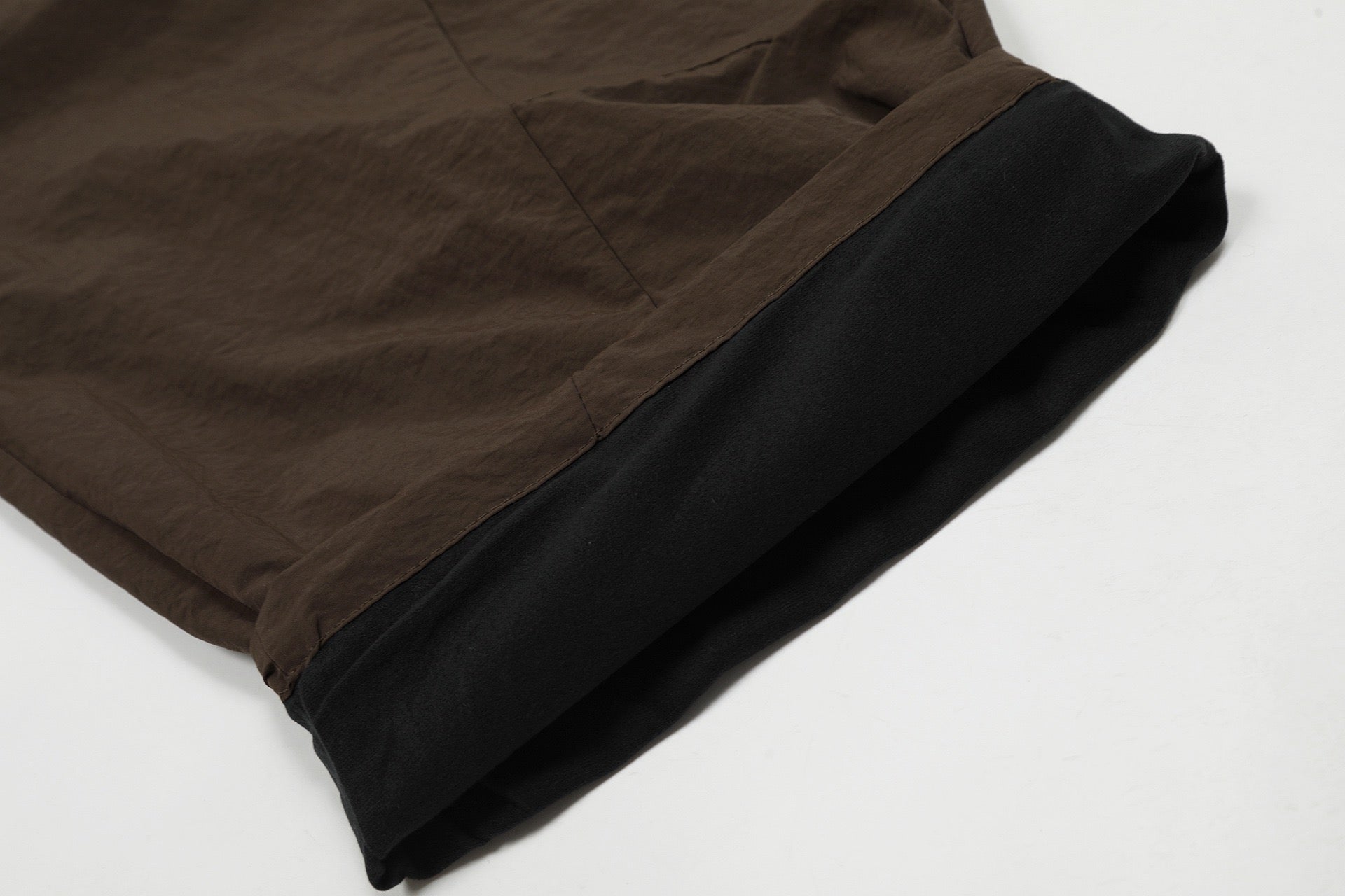 STARRVAINT Nylon Patch Wide-Leg Cargo Pants