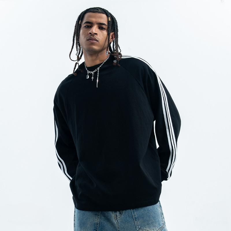 STARRVAINT Double-Stripe Long Sleeve Tee