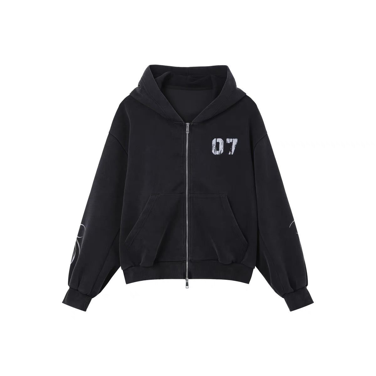 STARRVAINT Gothic Vine Zip Hoodie Set