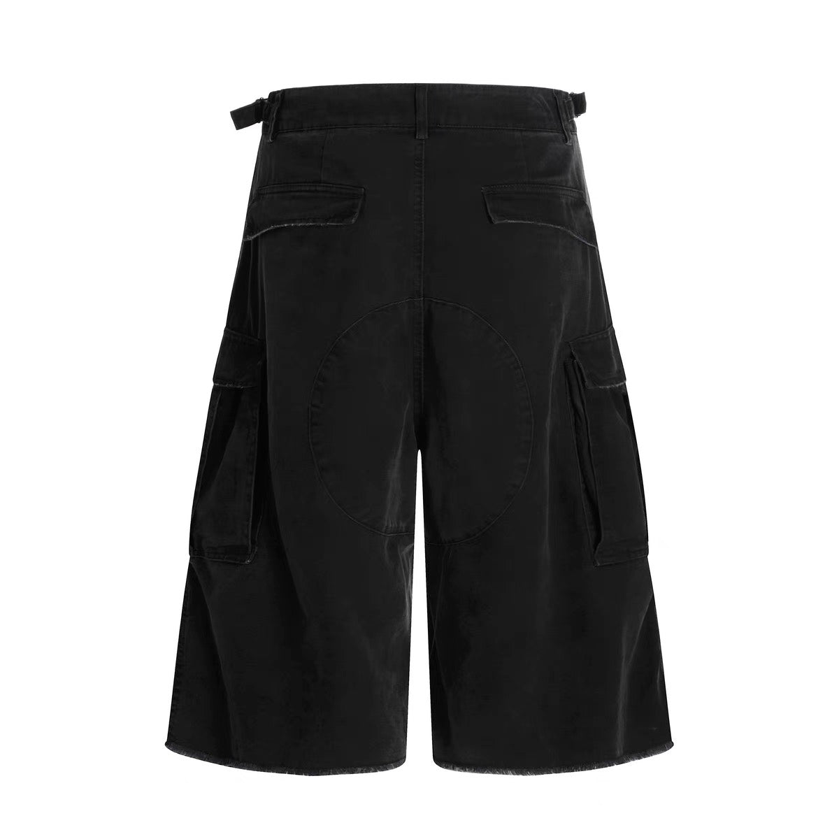 STARRVAINT Washed Layer-Panel Cargo Shorts