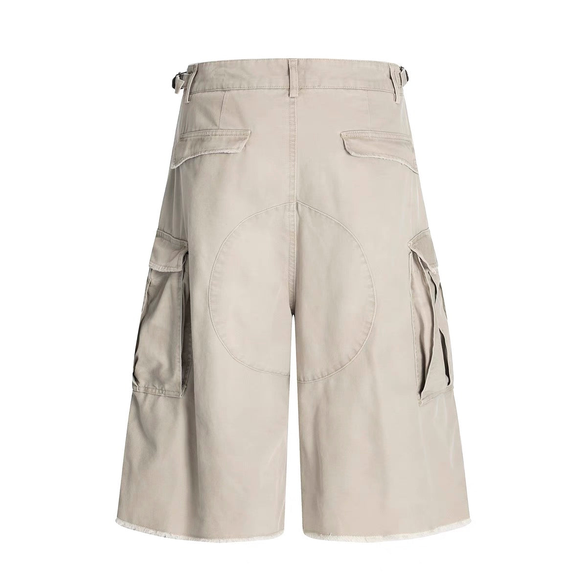 STARRVAINT Washed Layer-Panel Cargo Shorts