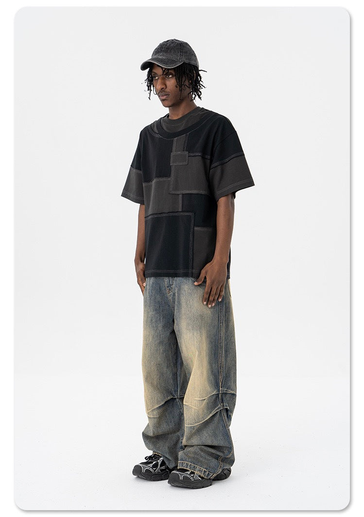 STARRVAINT Patchwork Panel Tee