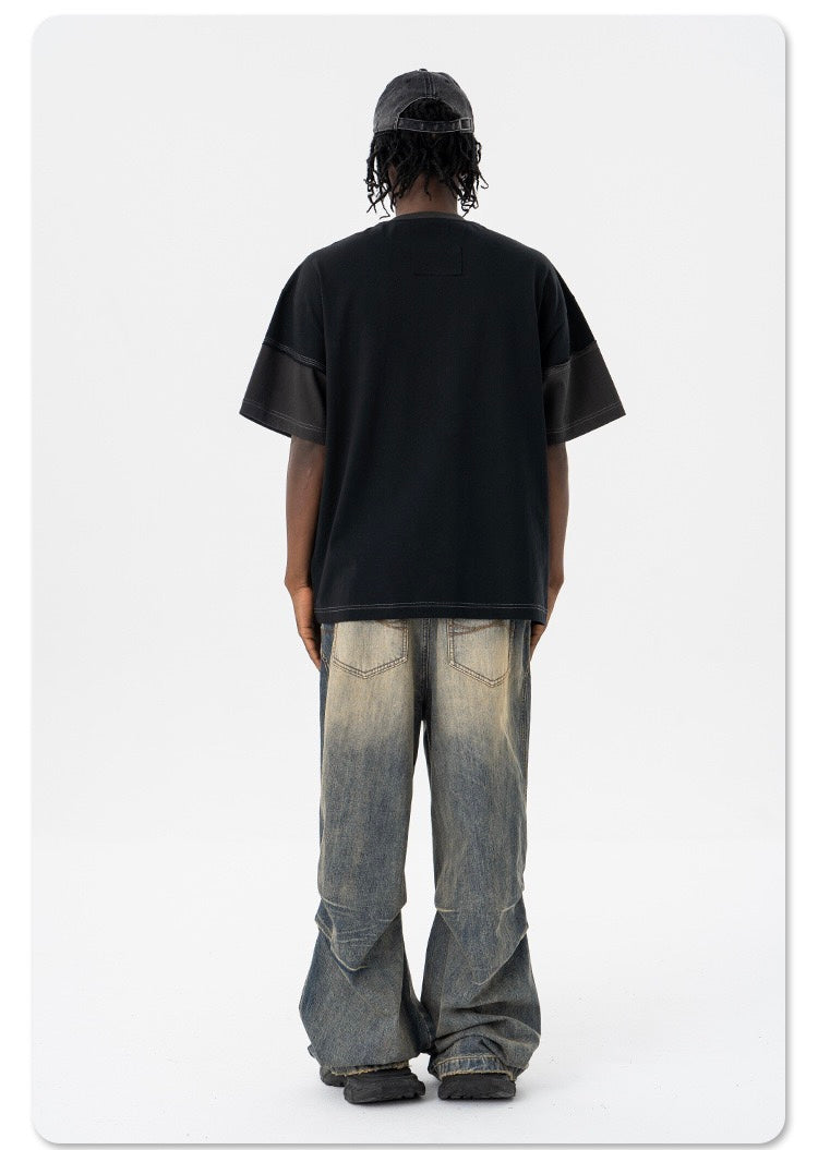 STARRVAINT Patchwork Panel Tee