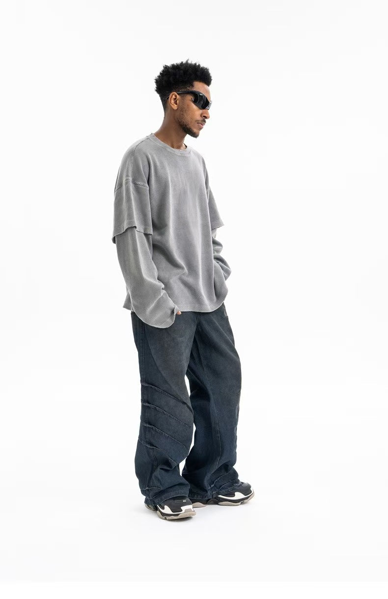 STARRVAINT Retro Corduroy Crewneck