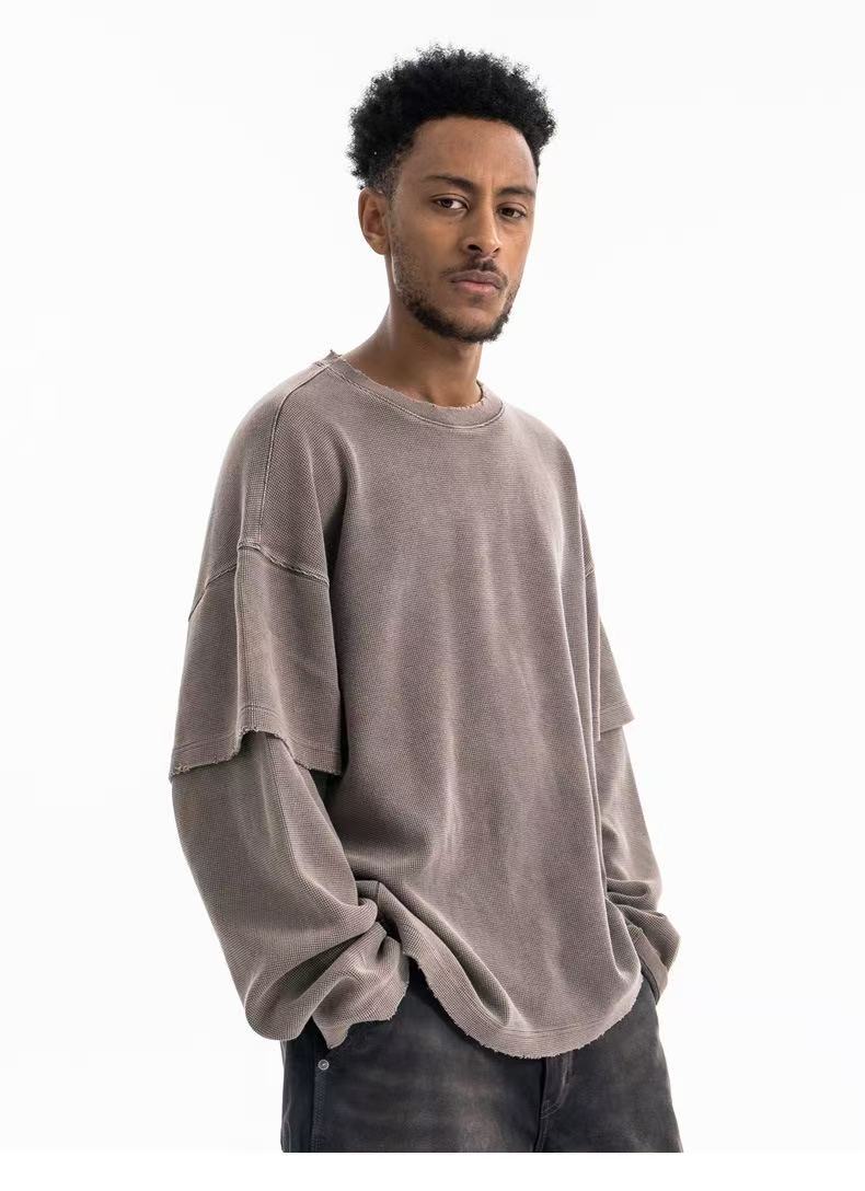 STARRVAINT Retro Corduroy Crewneck