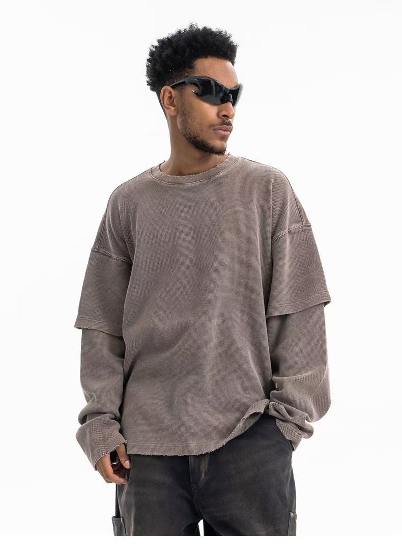 STARRVAINT Retro Corduroy Crewneck
