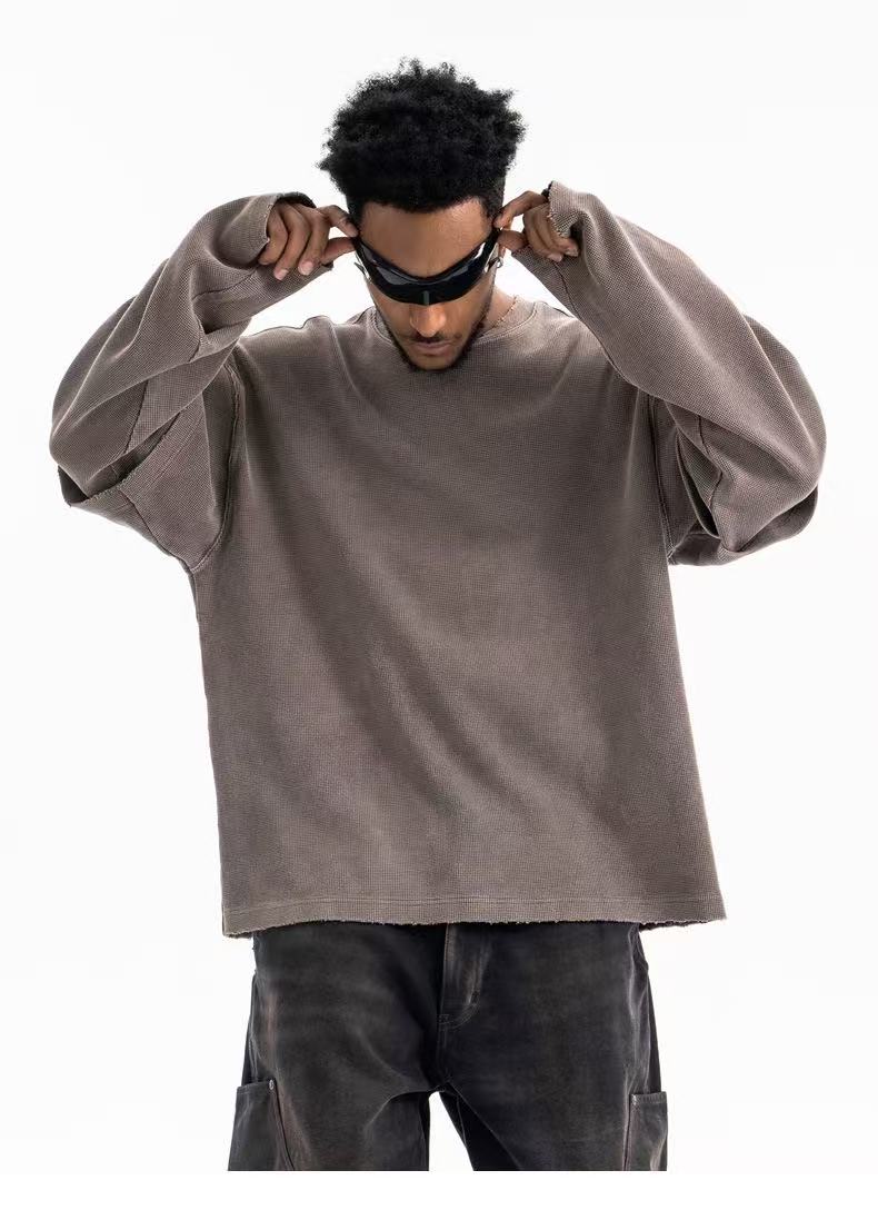 STARRVAINT Retro Corduroy Crewneck