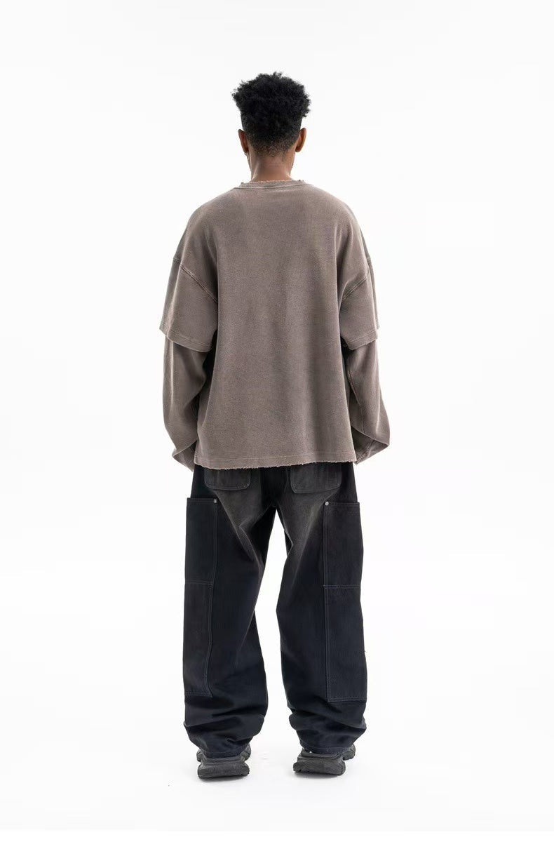 STARRVAINT Retro Corduroy Crewneck