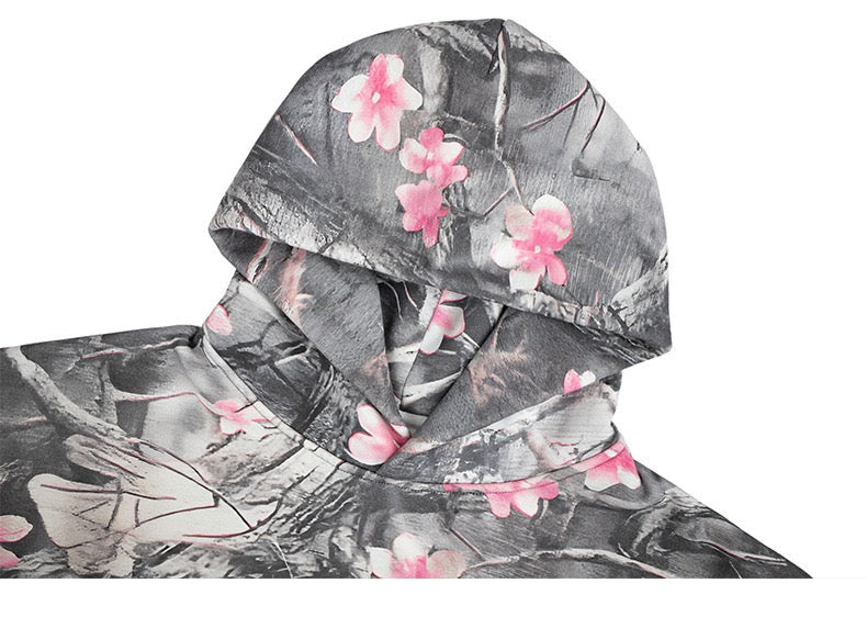 STARRVAINT Sakura Camo Graphic Hoodie