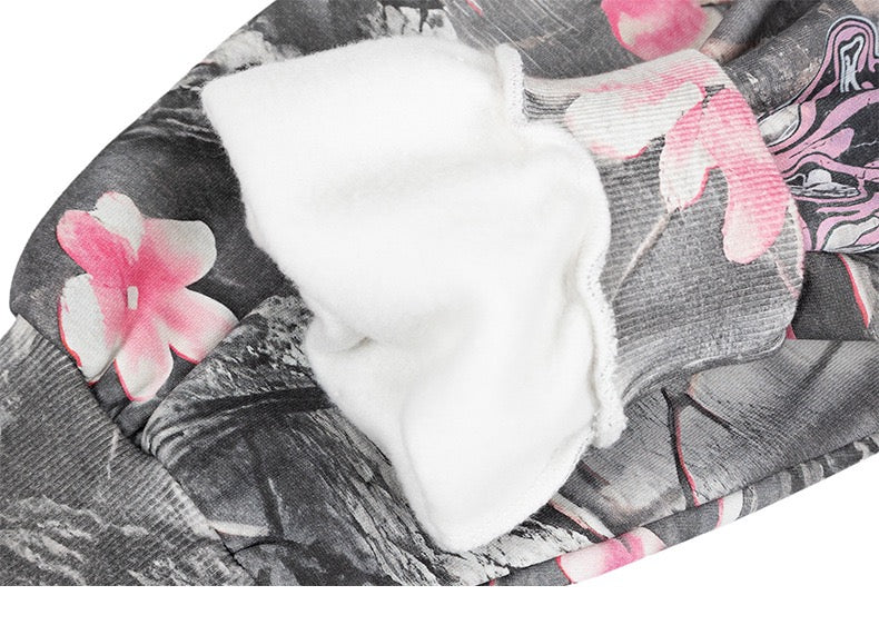STARRVAINT Sakura Camo Graphic Hoodie
