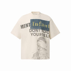 STARRVAINT “Copycat Statement Waffle Tee”