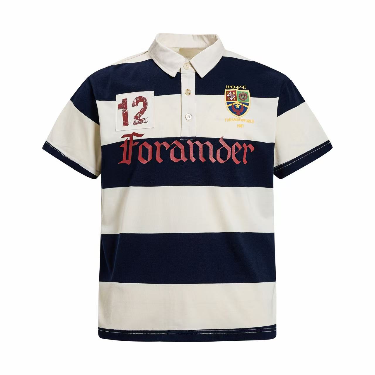 STARRVAINT “Heritage Stripe Rugby Polo”