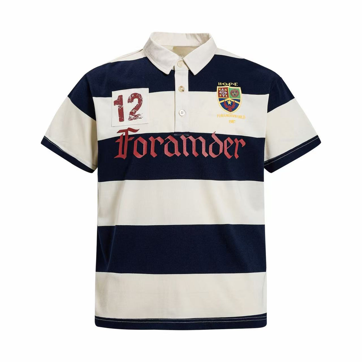 STARRVAINT “Heritage Stripe Rugby Polo”