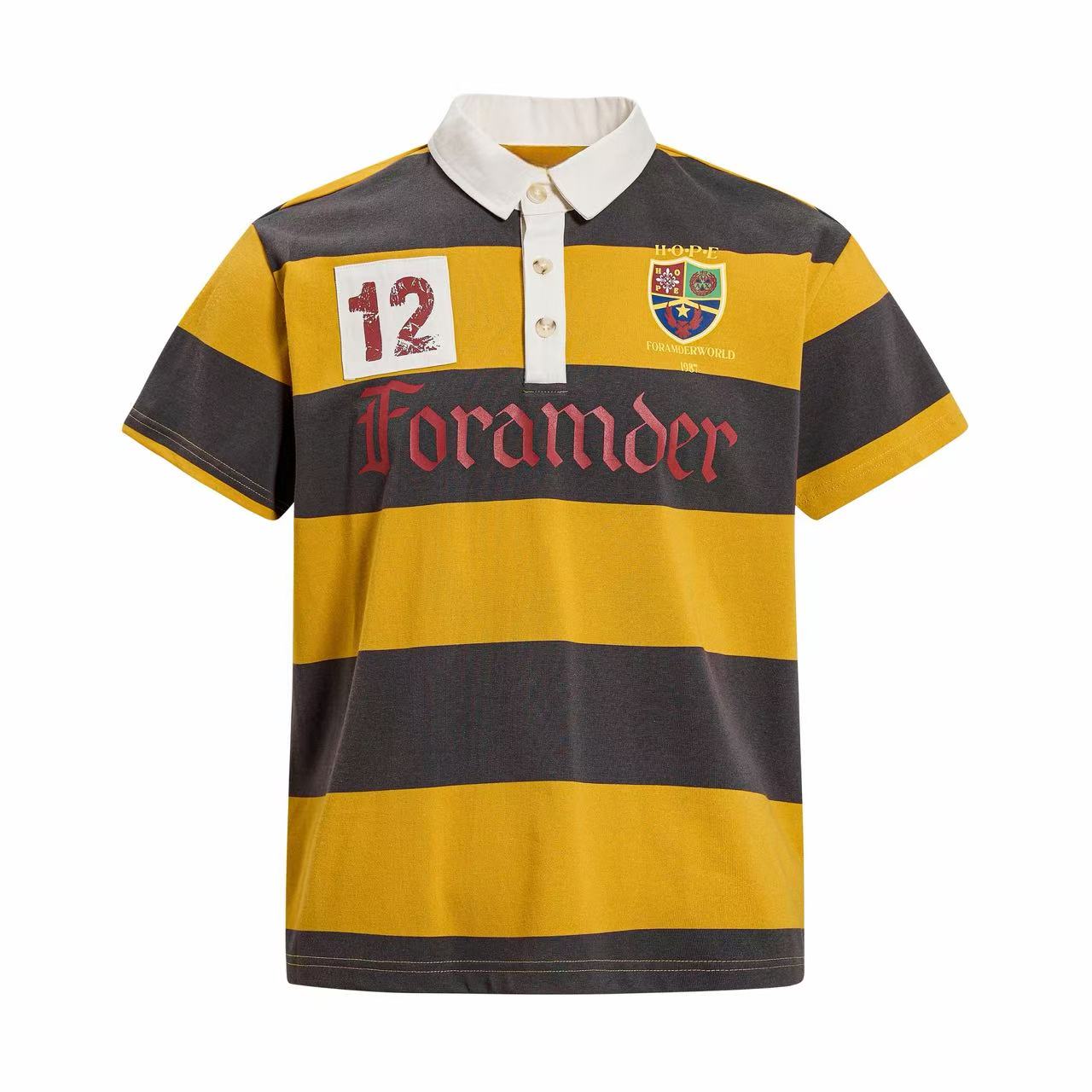 STARRVAINT “Heritage Stripe Rugby Polo”
