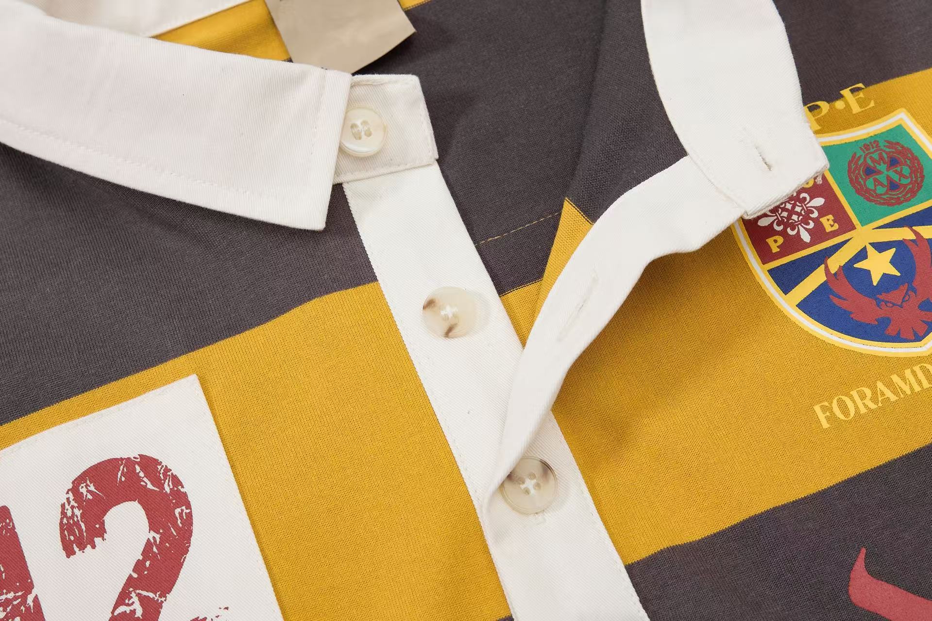 STARRVAINT “Heritage Stripe Rugby Polo”
