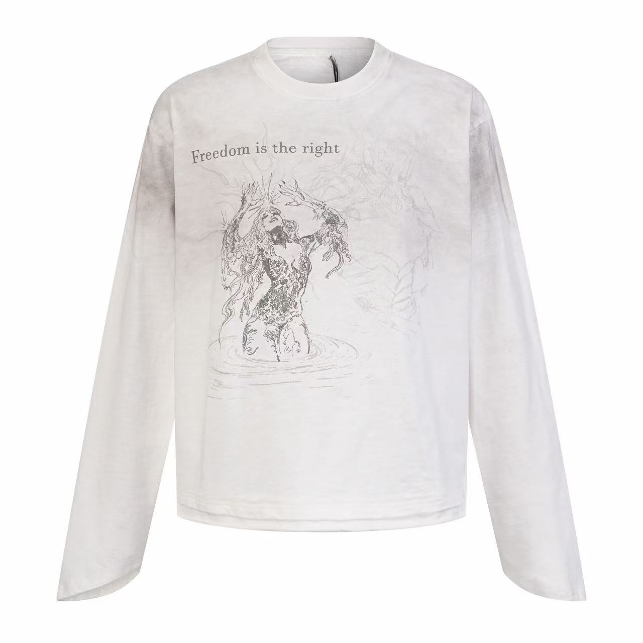 STARRVAINT “Freedom Sketch Long Sleeve Tee”