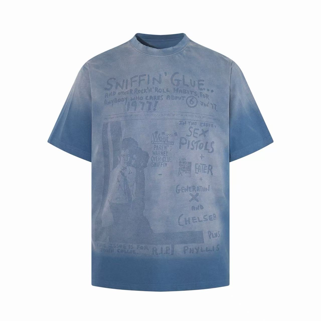 STARRVAINT “Text Collage Graphic T-Shirt”