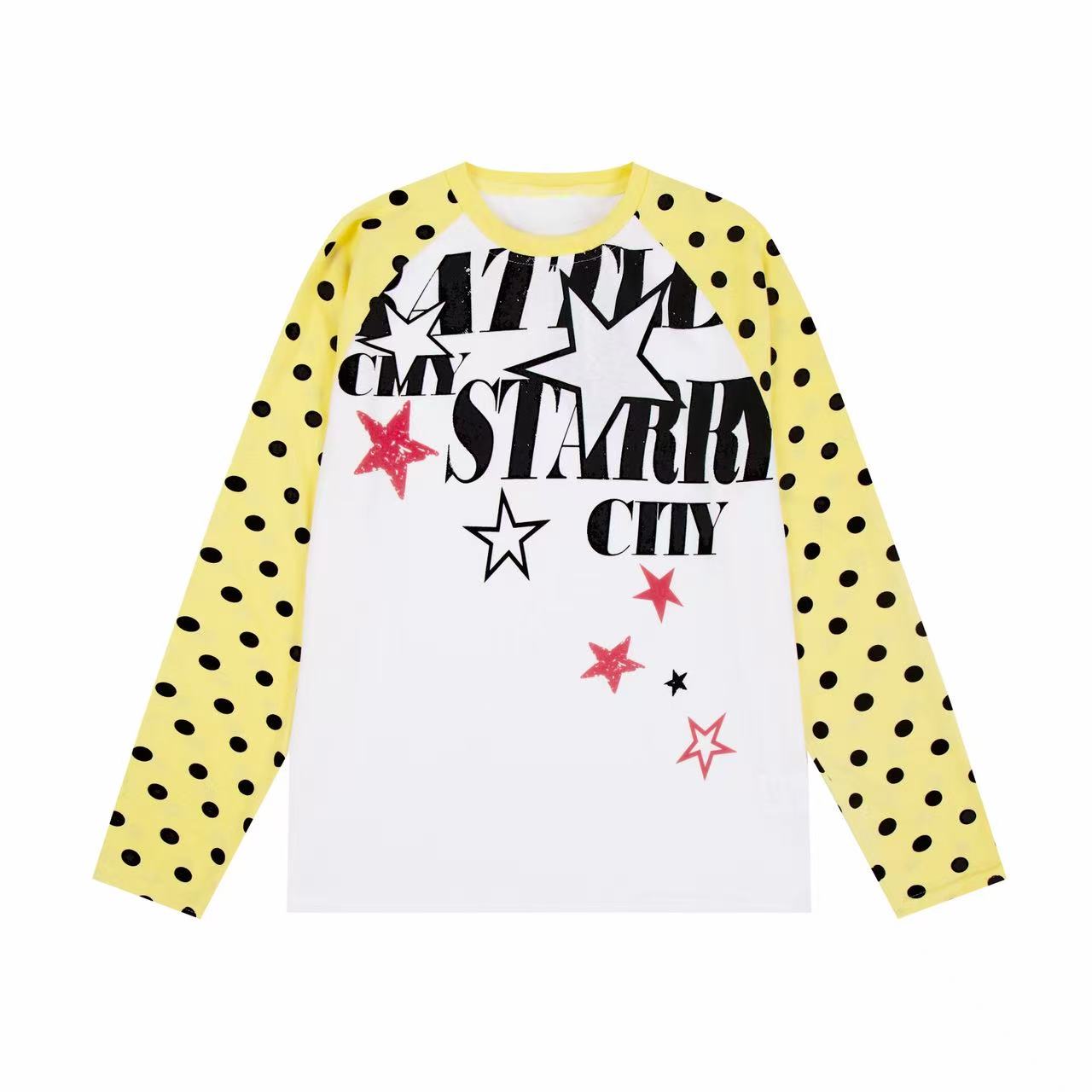 STARRVAINT “Starry City Contrast Raglan Tee”