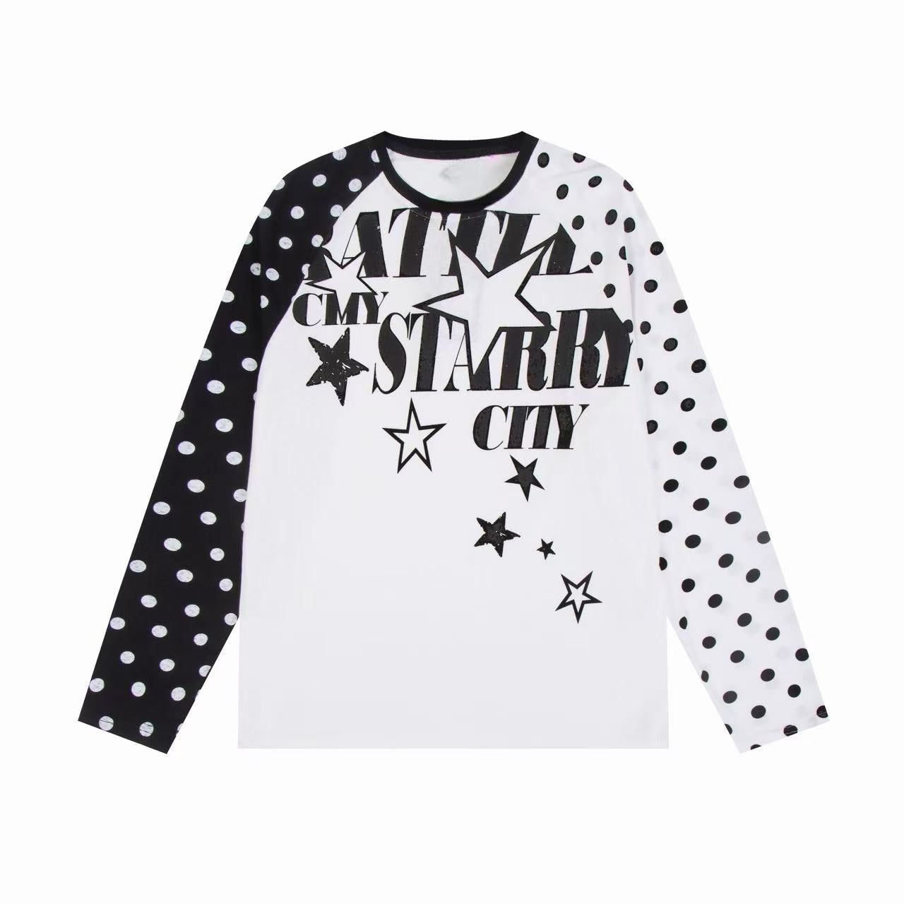 STARRVAINT “Starry City Contrast Raglan Tee”