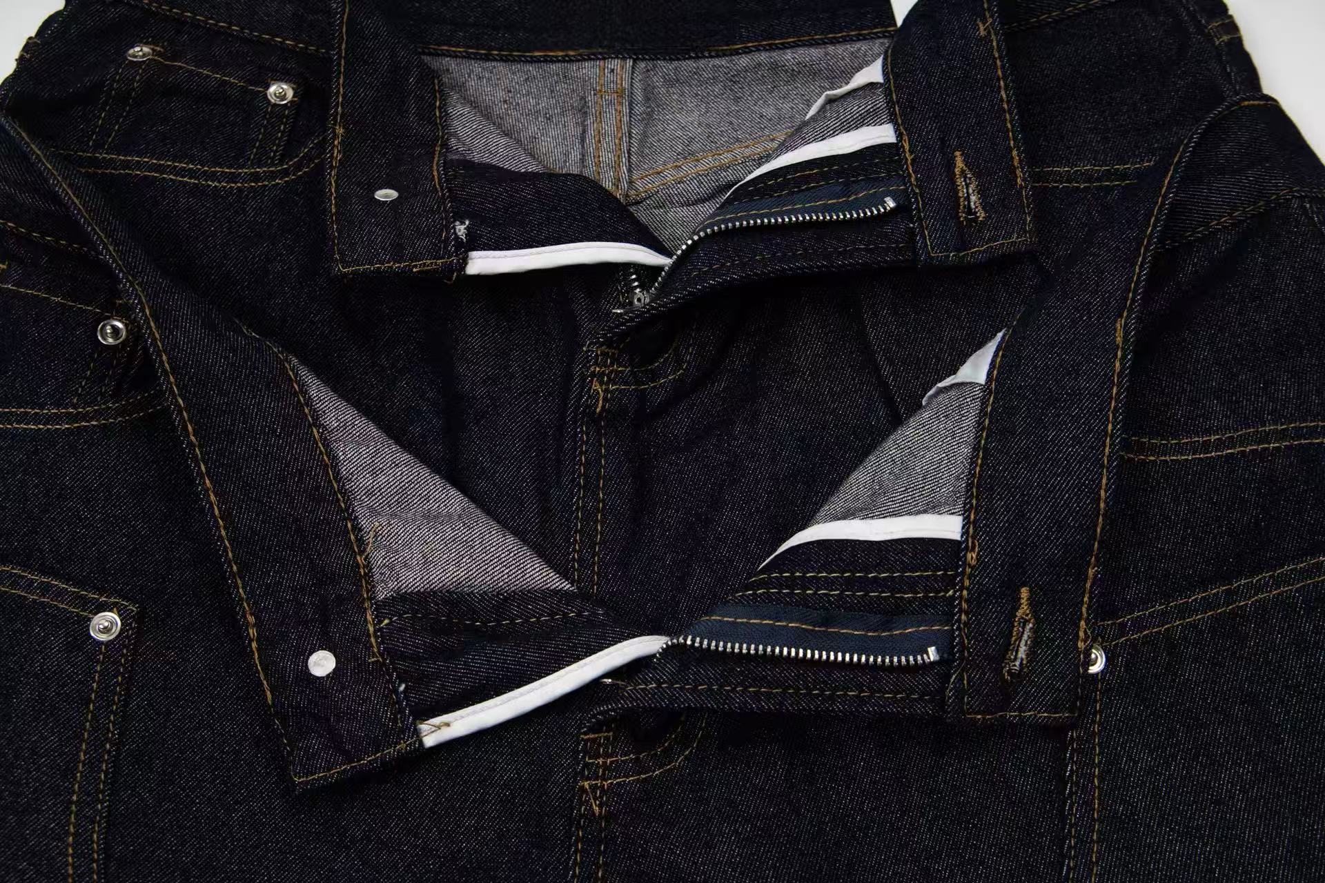 STARRVAINT “Double Waist Panel Denim Shorts”