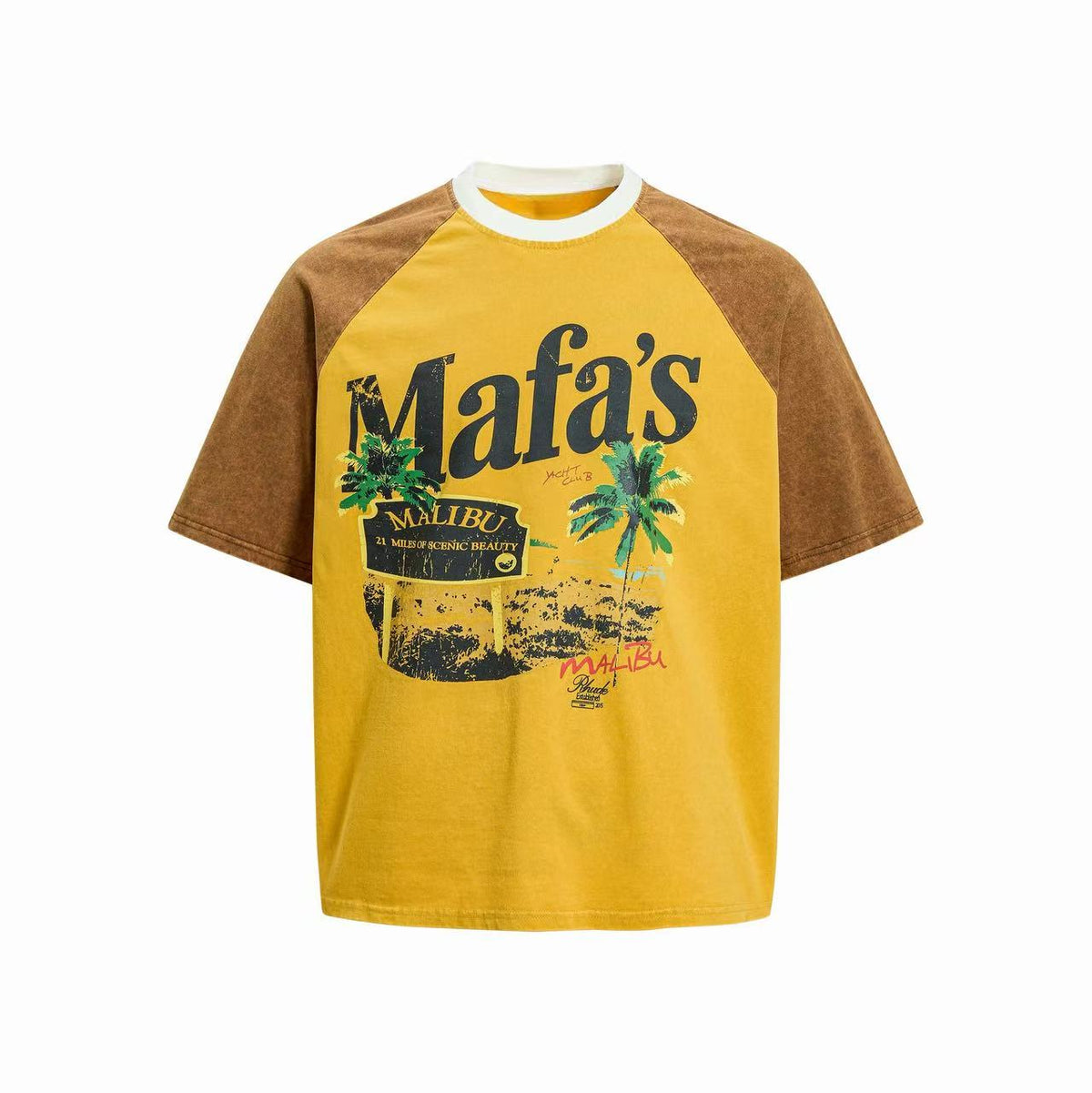 STARRVAINT Malibu Washed Raglan Tee