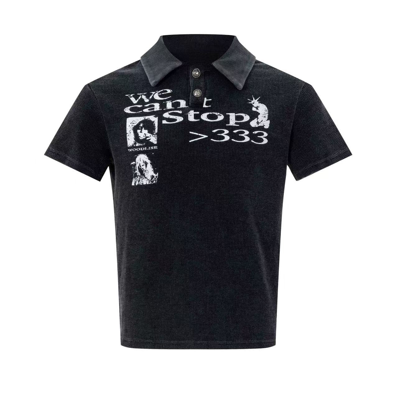 STARRVAINT Vintage Washed Polo Tee