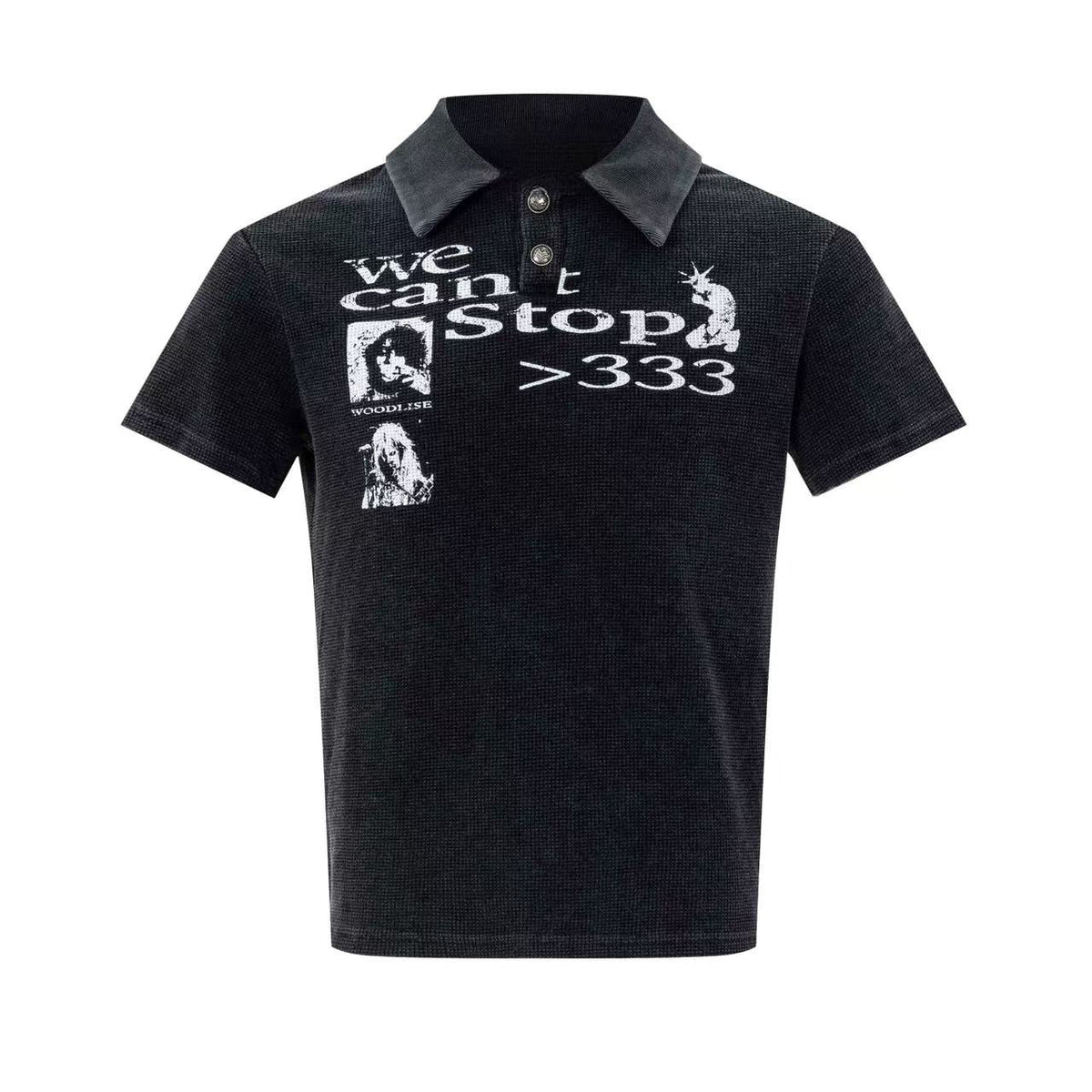 STARRVAINT Vintage Washed Polo Tee